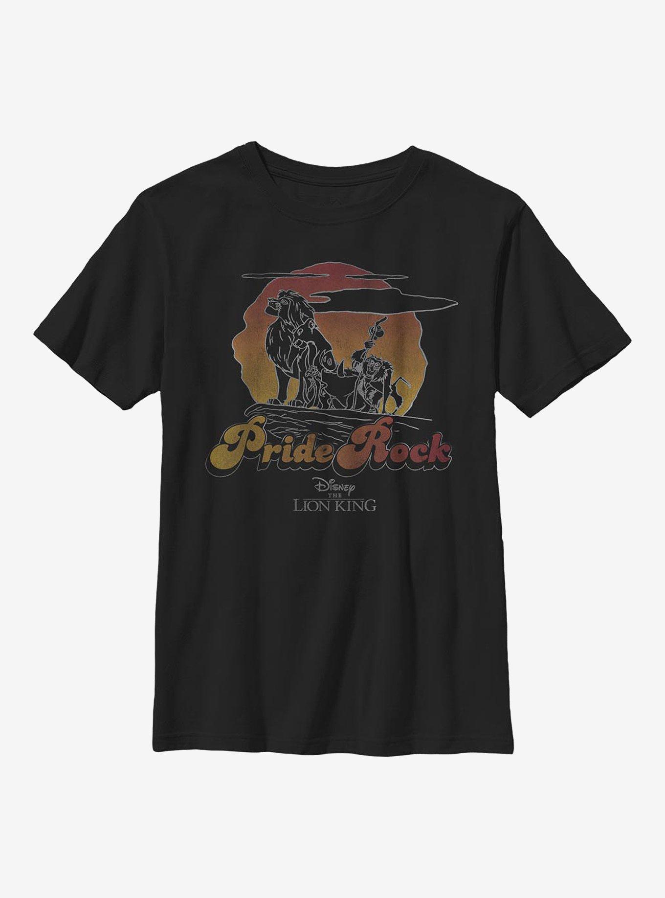 Disney The Lion King Pride Rock Youth T-Shirt, BLACK, hi-res