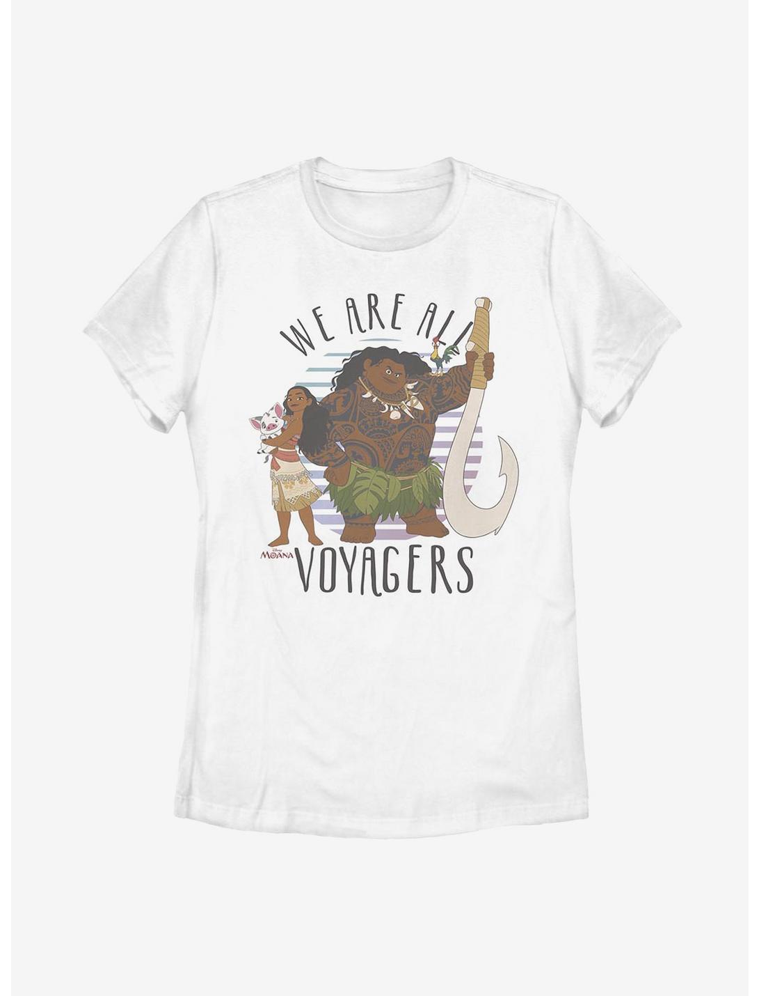 Disney Moana We Are All Voyagers Womens T-Shirt, WHITE, hi-res