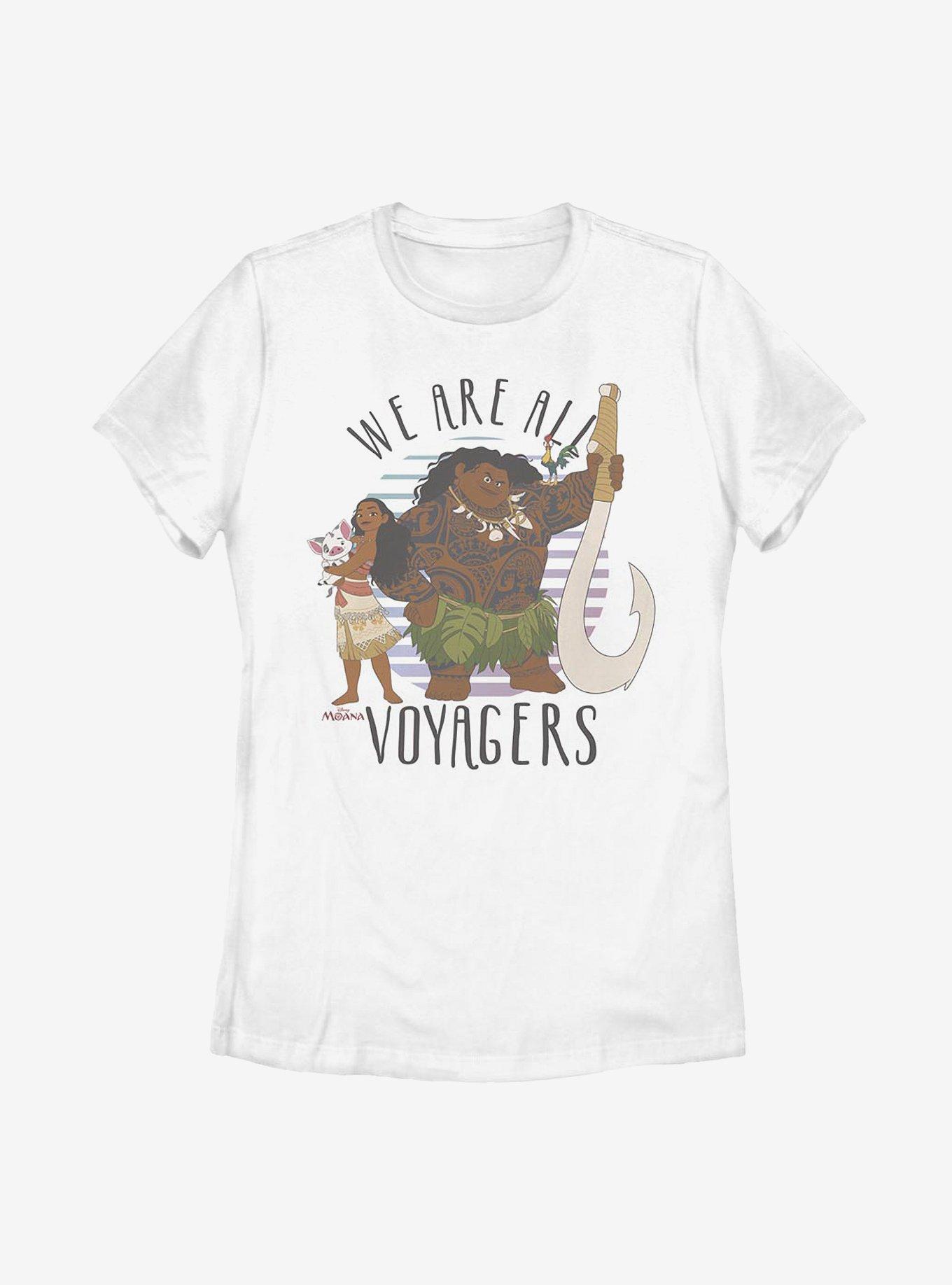 Disney Moana We Are All Voyagers Womens T-Shirt, WHITE, hi-res