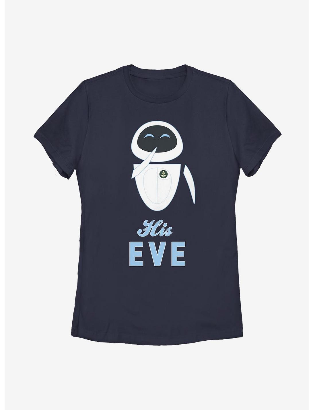 Disney Pixar WALL-E His Eve Womens T-Shirt, NAVY, hi-res