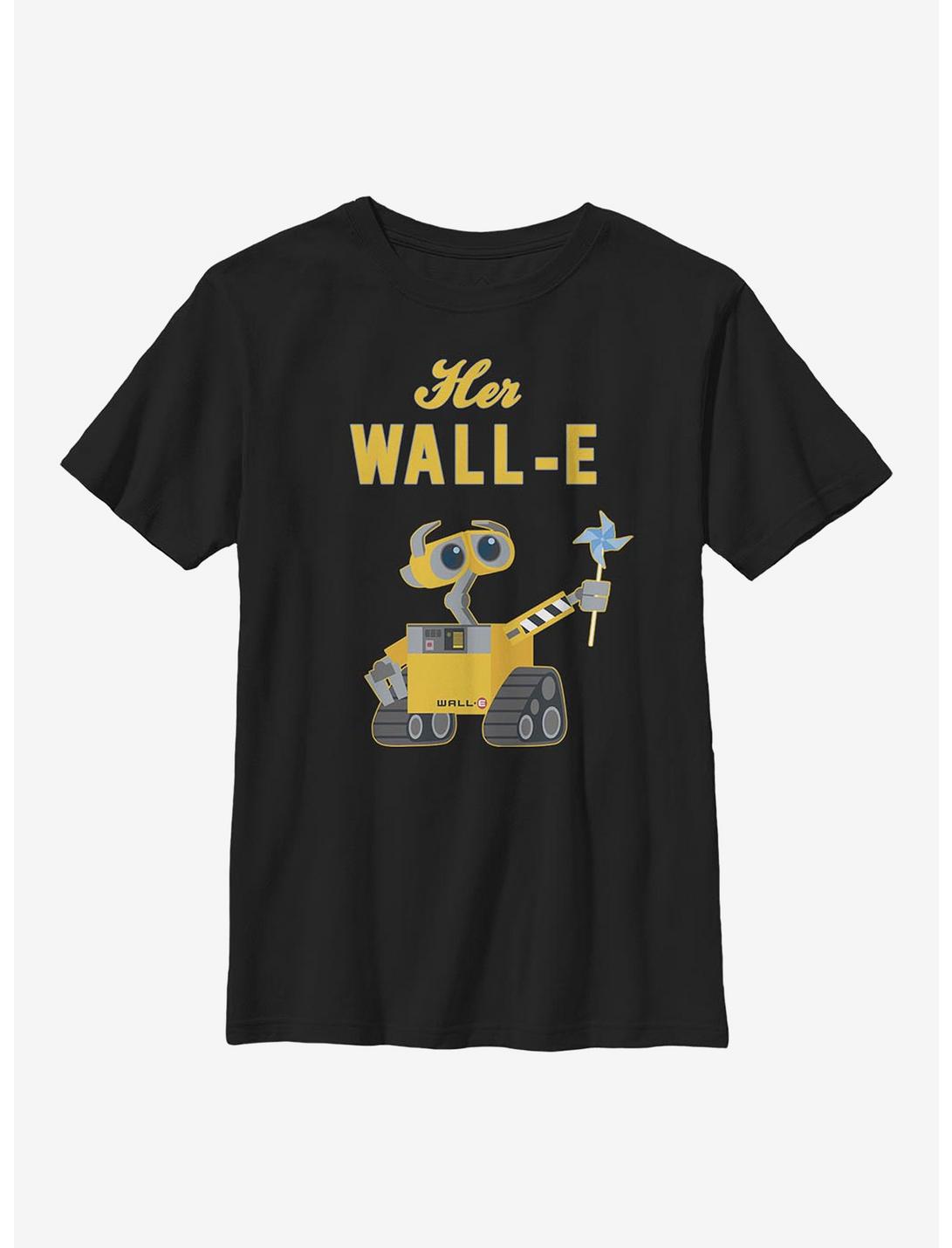 Disney Pixar WALL-E Her Wall-E Youth T-Shirt, BLACK, hi-res