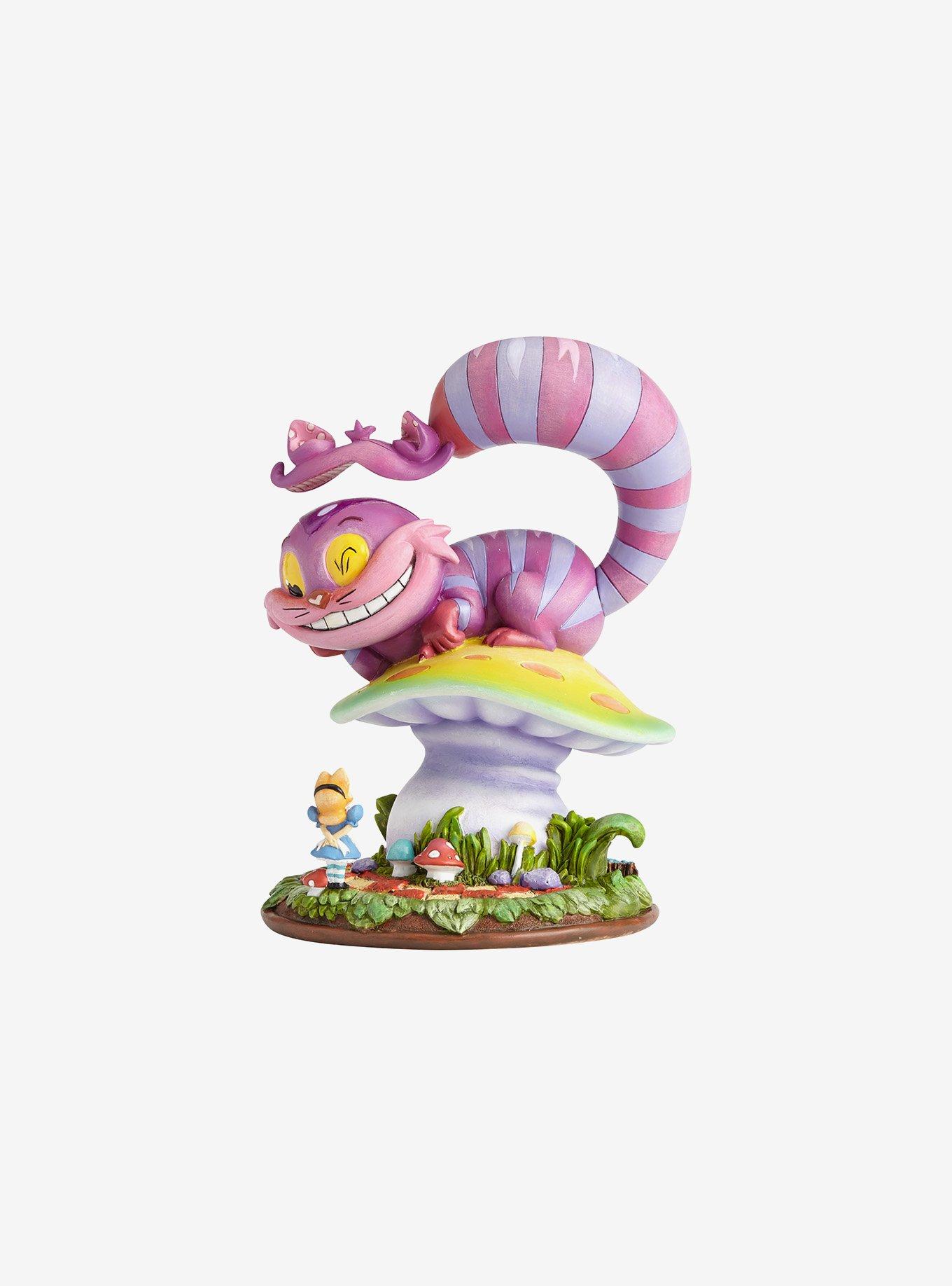 Disney Alice in Wonderland Miss Mindy Cheshire Cat on Mushroom Figure, , hi-res
