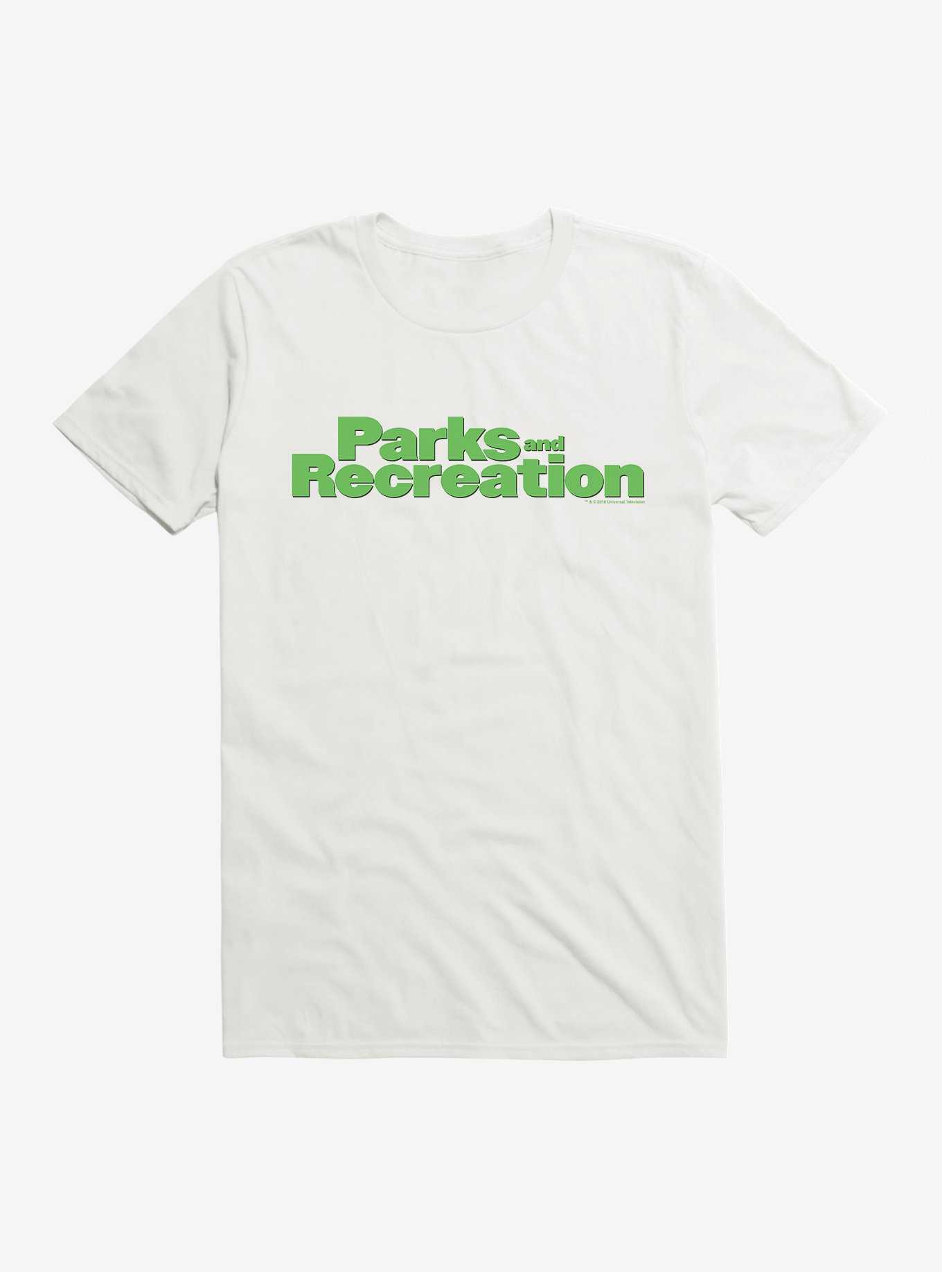 Parks And Recreation Bold Logo T-Shirt, WHITE, hi-res
