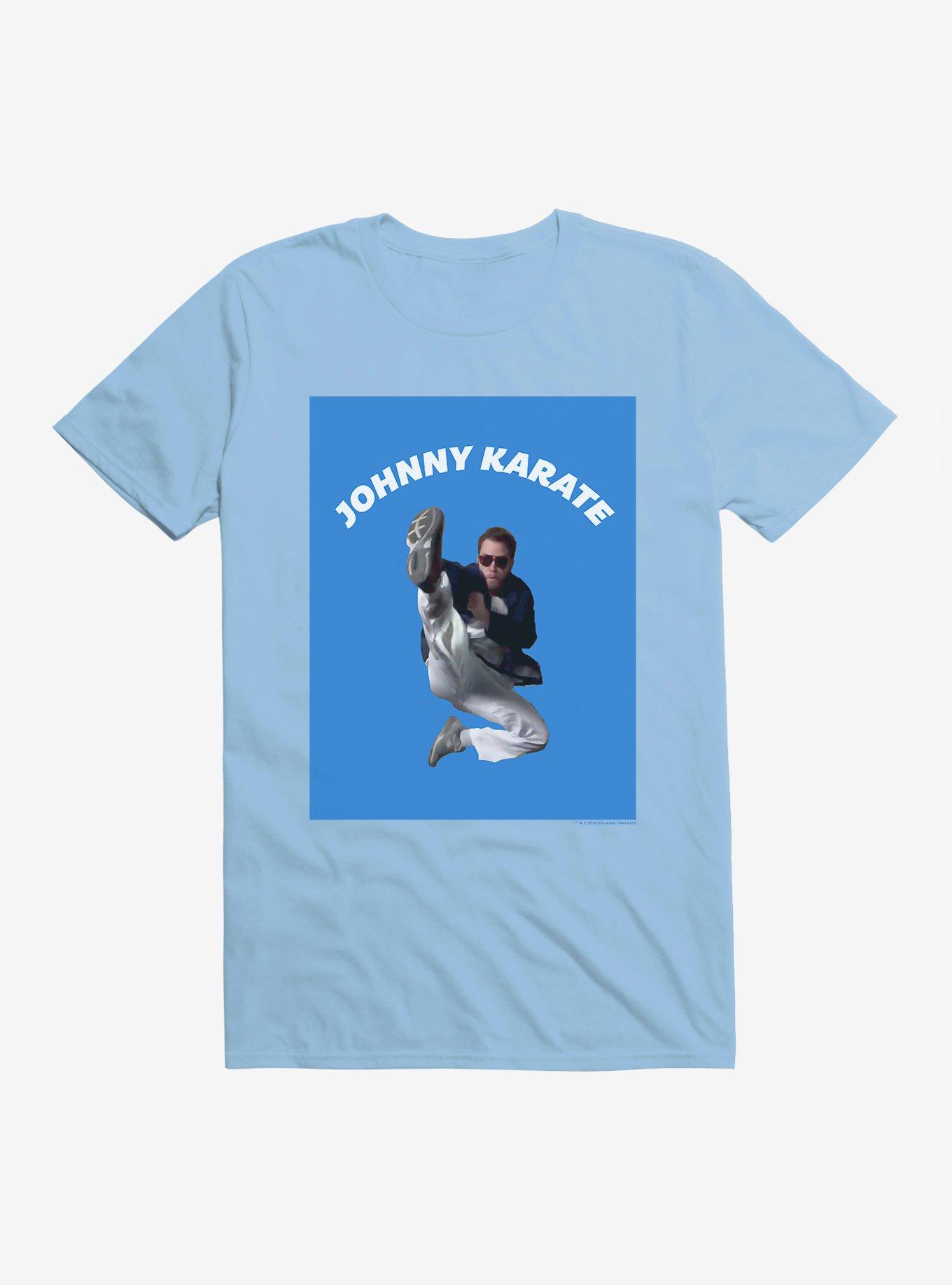 Parks And Recreation Johnny Karate T-Shirt, LIGHT BLUE, hi-res