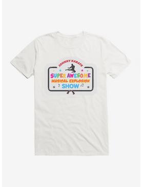 Parks And Recreation Johnny Karate Show Banner T-Shirt, WHITE, hi-res