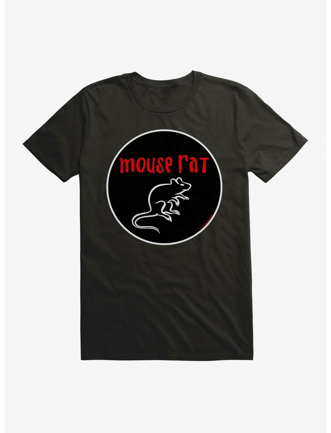 Parks And Recreation Mouse Rat Logo T-Shirt, BLACK, hi-res