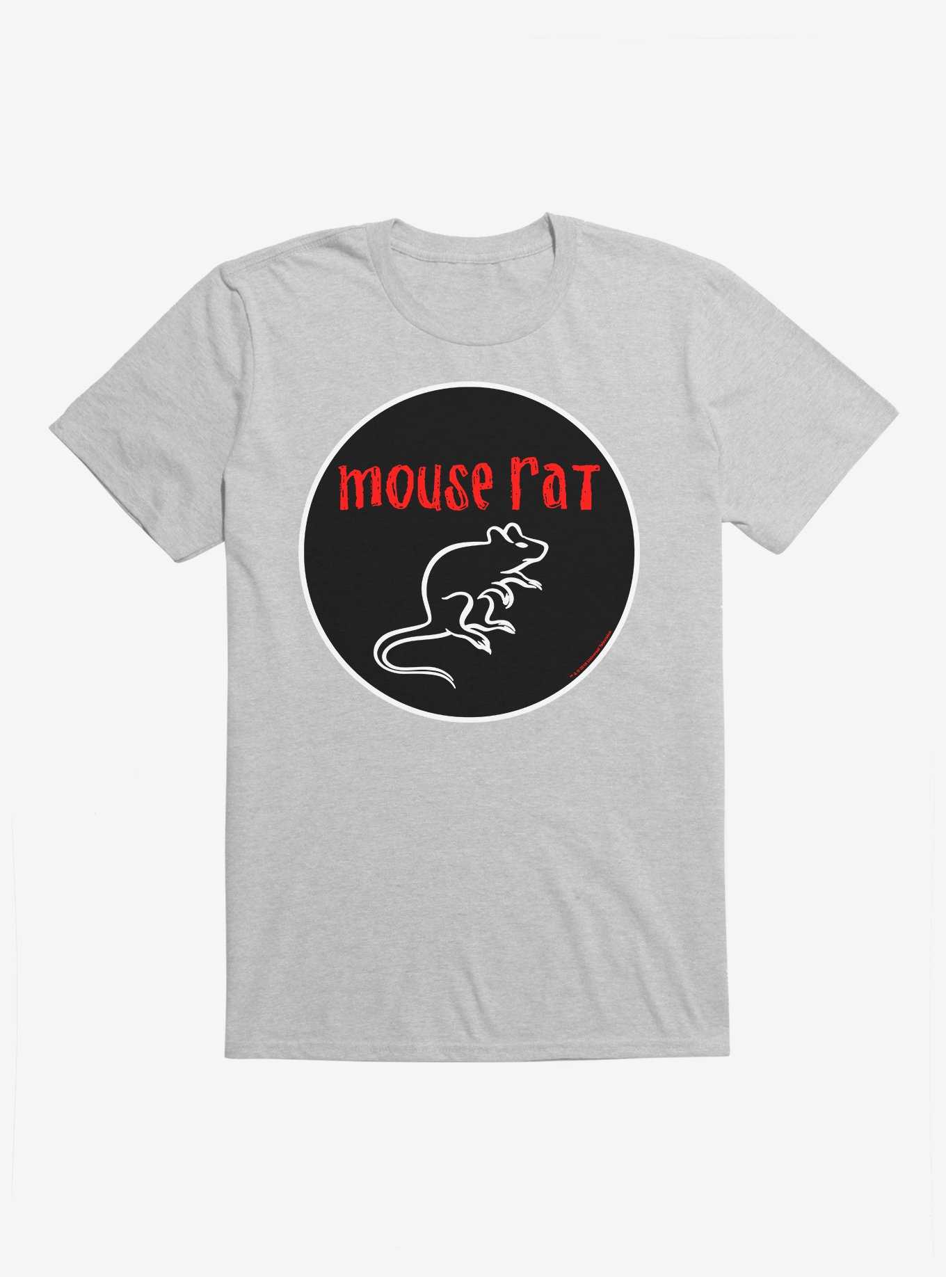 Parks And Recreation Mouse Rat Logo T-Shirt, HEATHER GREY, hi-res