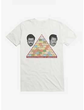 Parks And Recreation Swanson Pyramid Of Greatness T-Shirt, WHITE, hi-res