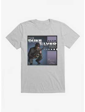 Parks And Recreation The Duke Silver Trio CD T-Shirt, HEATHER GREY, hi-res