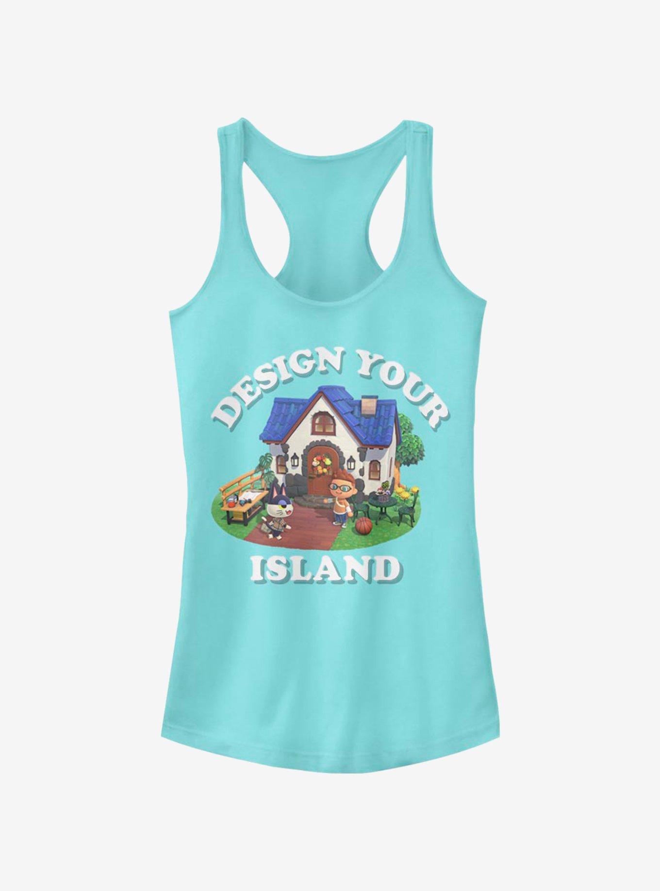 Animal Crossing Design Your Island Girls Tank, CANCUN, hi-res