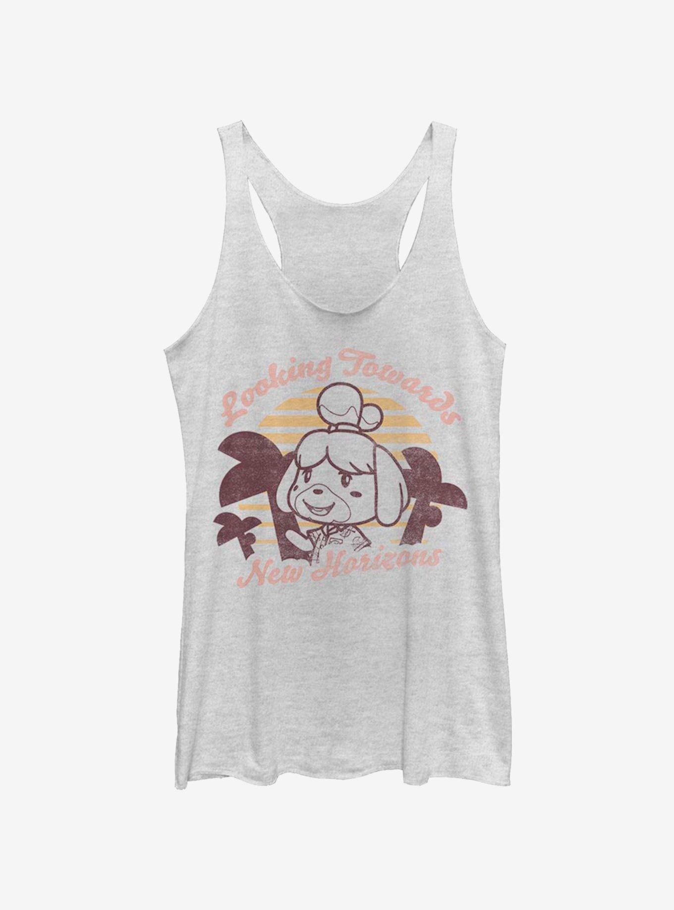 Animal Crossing New Horizons Girls Tank, WHITE HTR, hi-res