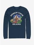 Animal Crossing Design Your Island Long-Sleeve T-Shirt, NAVY, hi-res