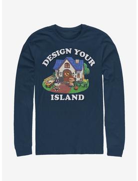Plus Size Animal Crossing Design Your Island Long-Sleeve T-Shirt, , hi-res