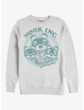 Animal Crossing Nook Inc. Getaway Sweatshirt, WHITE, hi-res