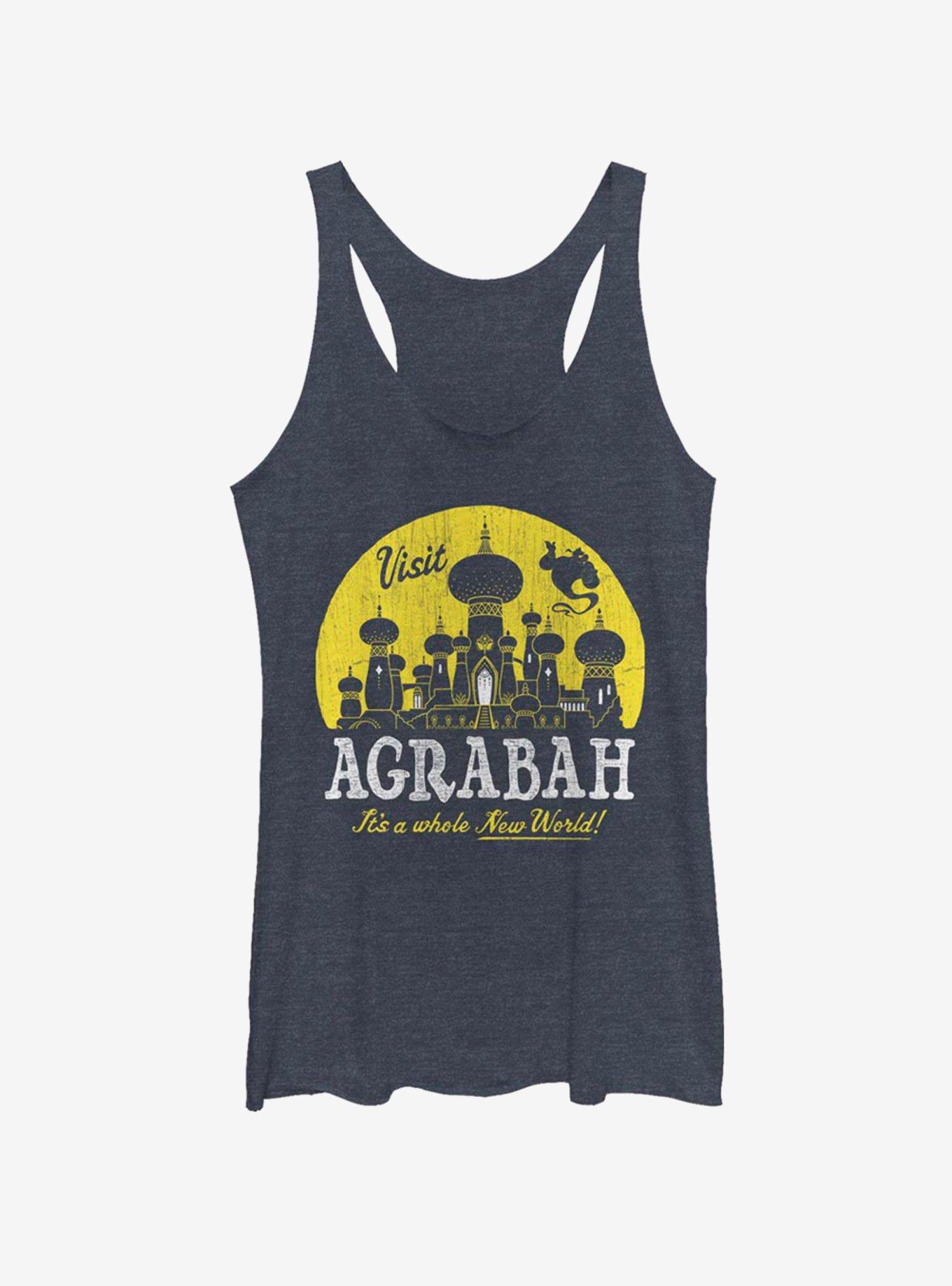 Disney Aladdin Agrabah Girls Tank, NAVY HTR, hi-res