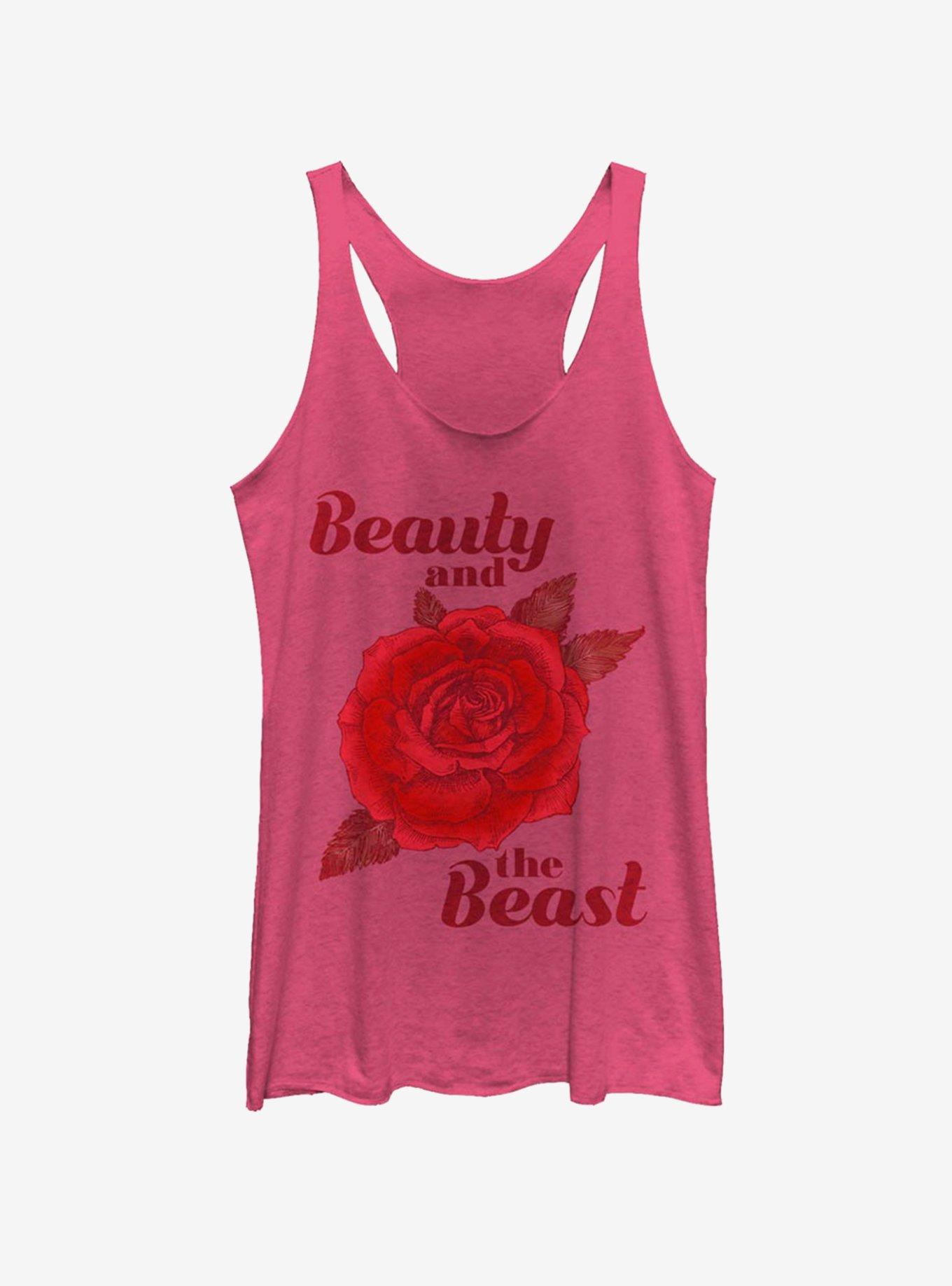 Disney Beauty And The Beast Beauty Rose Girls Tank