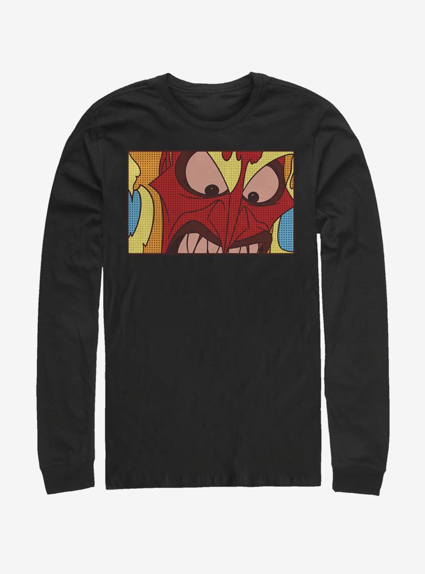 Disney Hercules Angry Hades Long-Sleeve T-Shirt, BLACK, hi-res