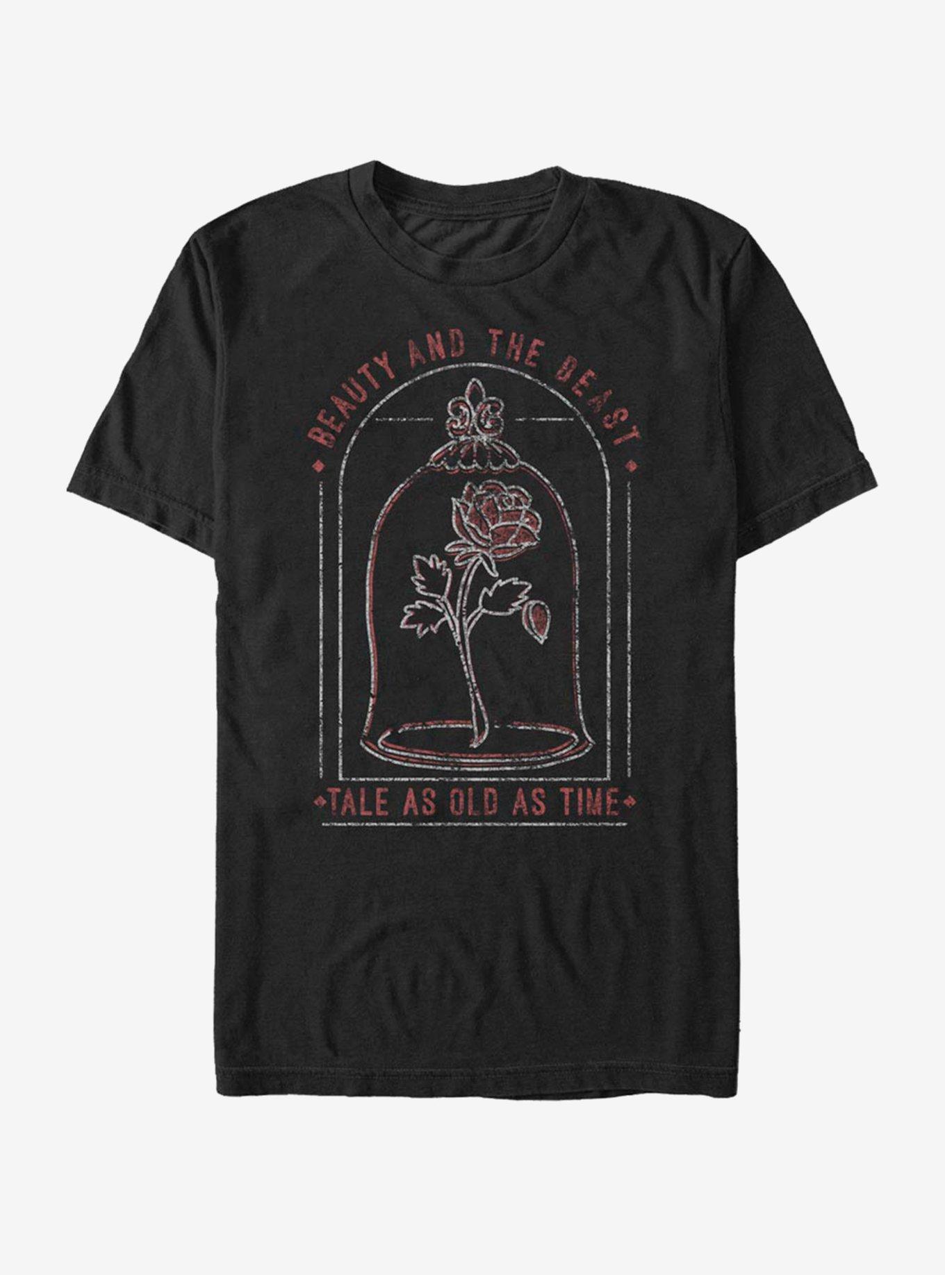 Disney Beauty And The Beast Same Old Tale T-Shirt, BLACK, hi-res
