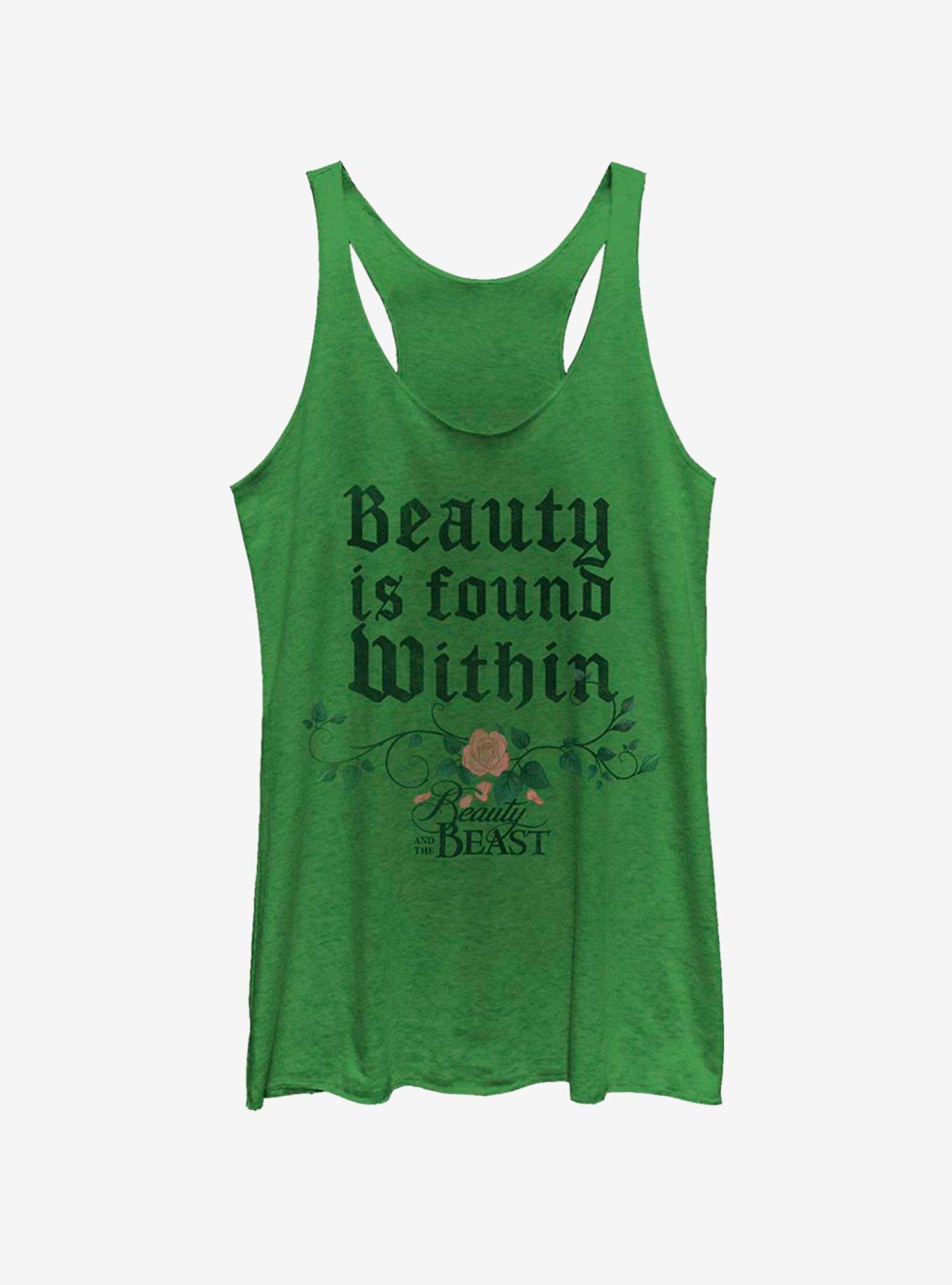 Disney Beauty And The Beast Beauty Roses Girls Tank, ENVY, hi-res