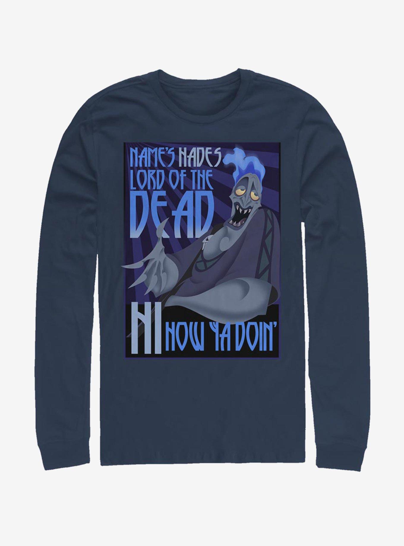 Disney Hercules Names Hades Long-Sleeve T-Shirt, , hi-res