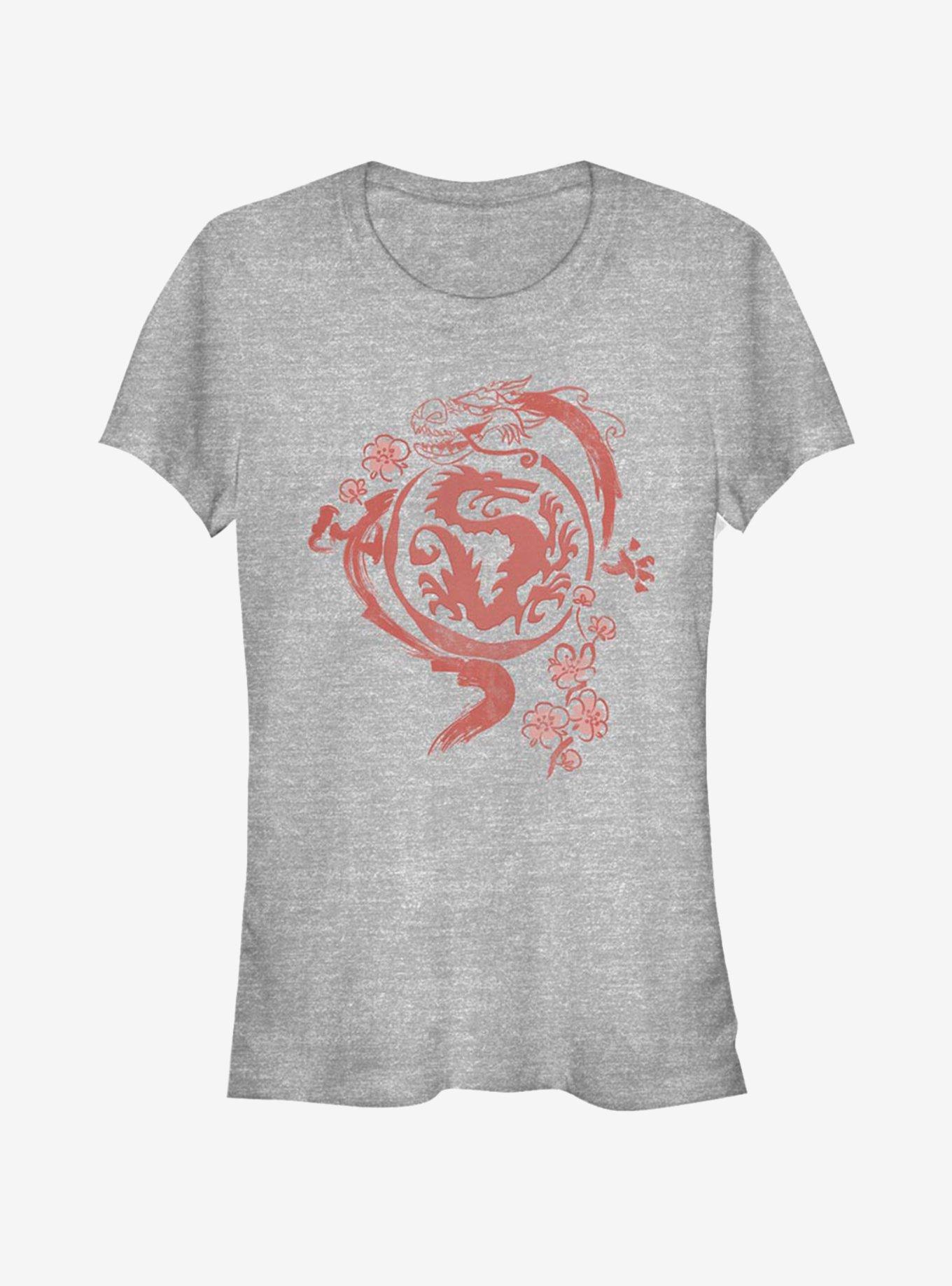 Disney Mulan Mushu Ink Wash Girls T-Shirt, , hi-res