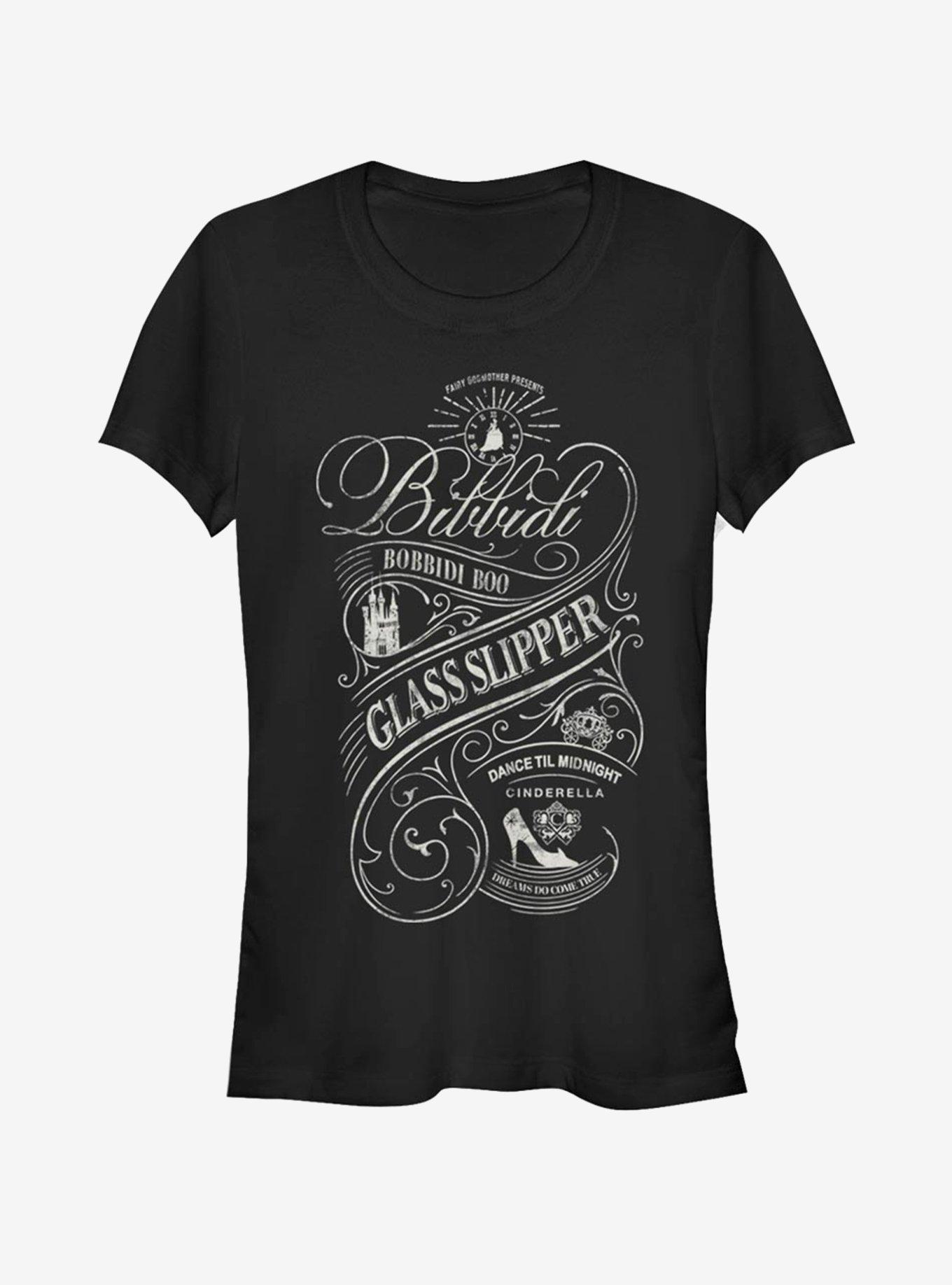 Disney Cinderella Glass Slipper Girls T-Shirt, BLACK, hi-res