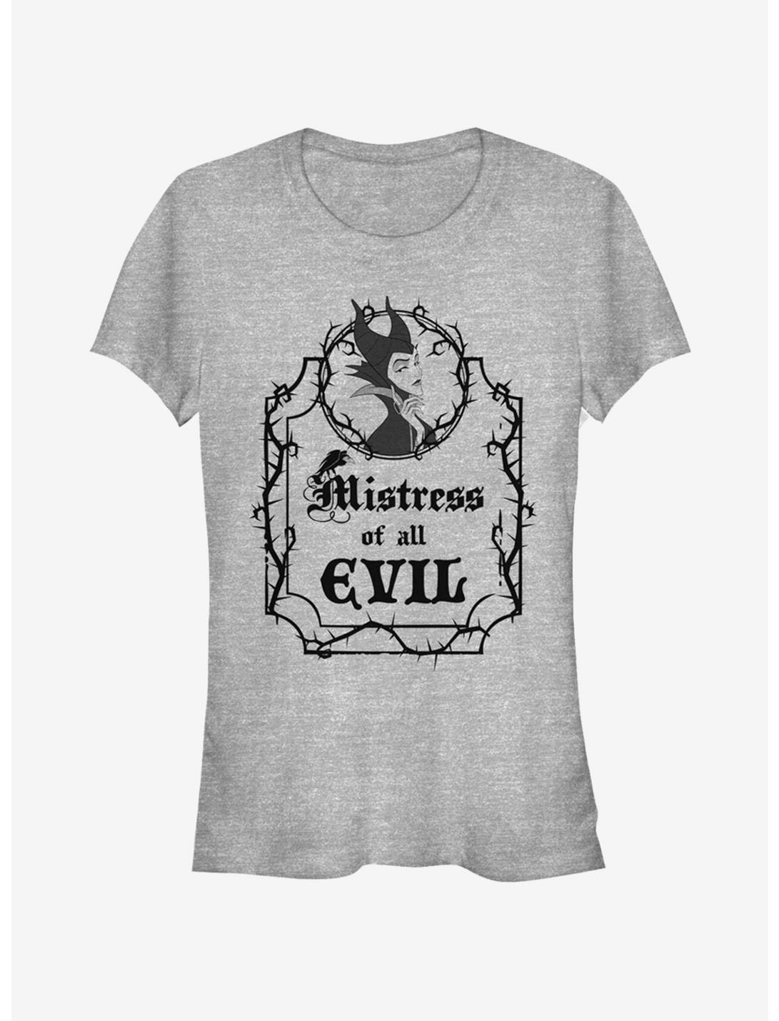 Disney Sleeping Beauty Mistress Of All Evil Girls T-Shirt, ATH HTR, hi-res