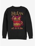 Disney Mulan Stone Mushu Crew Sweatshirt, BLACK, hi-res