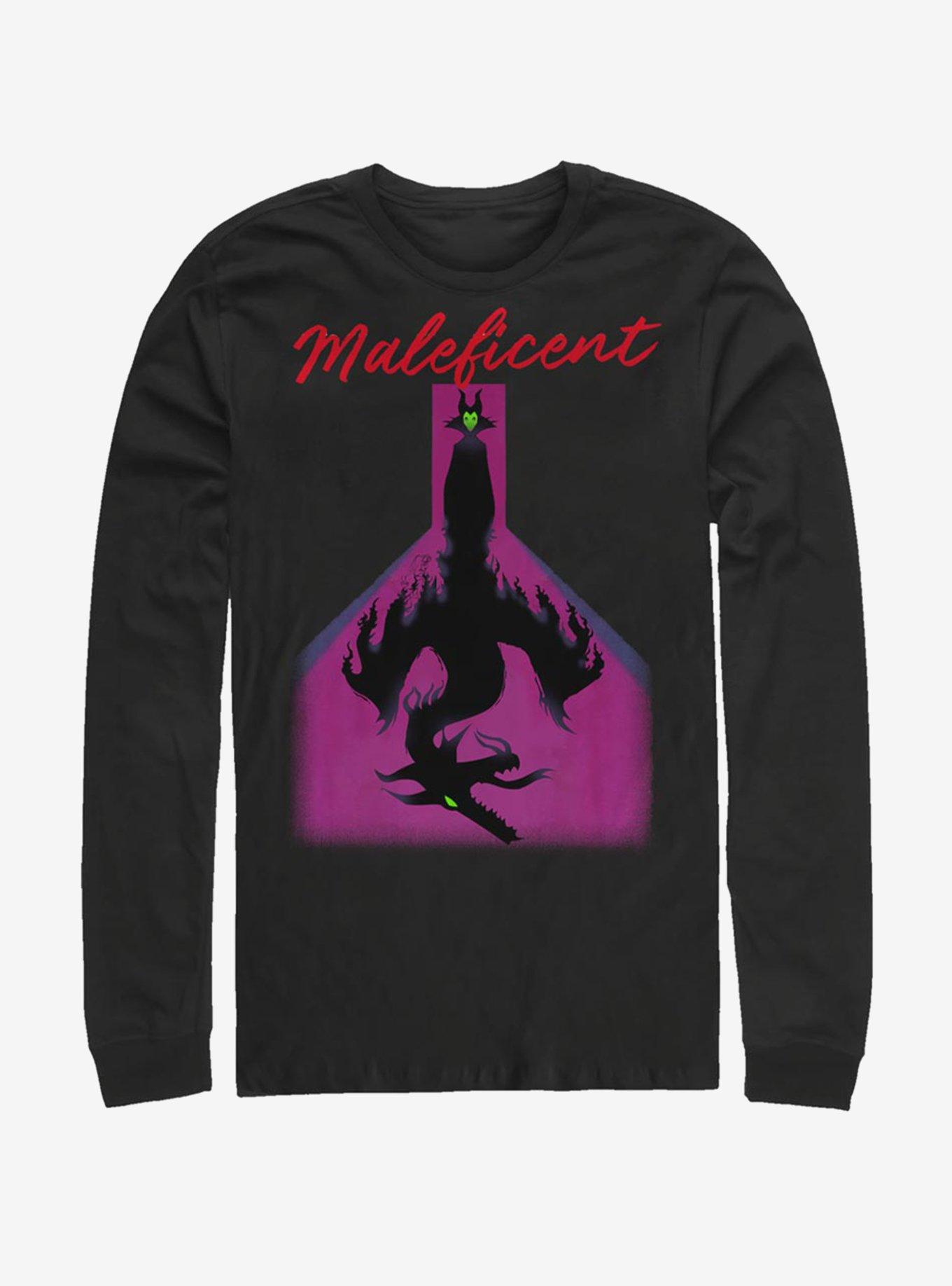 Disney Sleeping Beauty Maleficent Dark Dichotomy Long-Sleeve T-Shirt, BLACK, hi-res