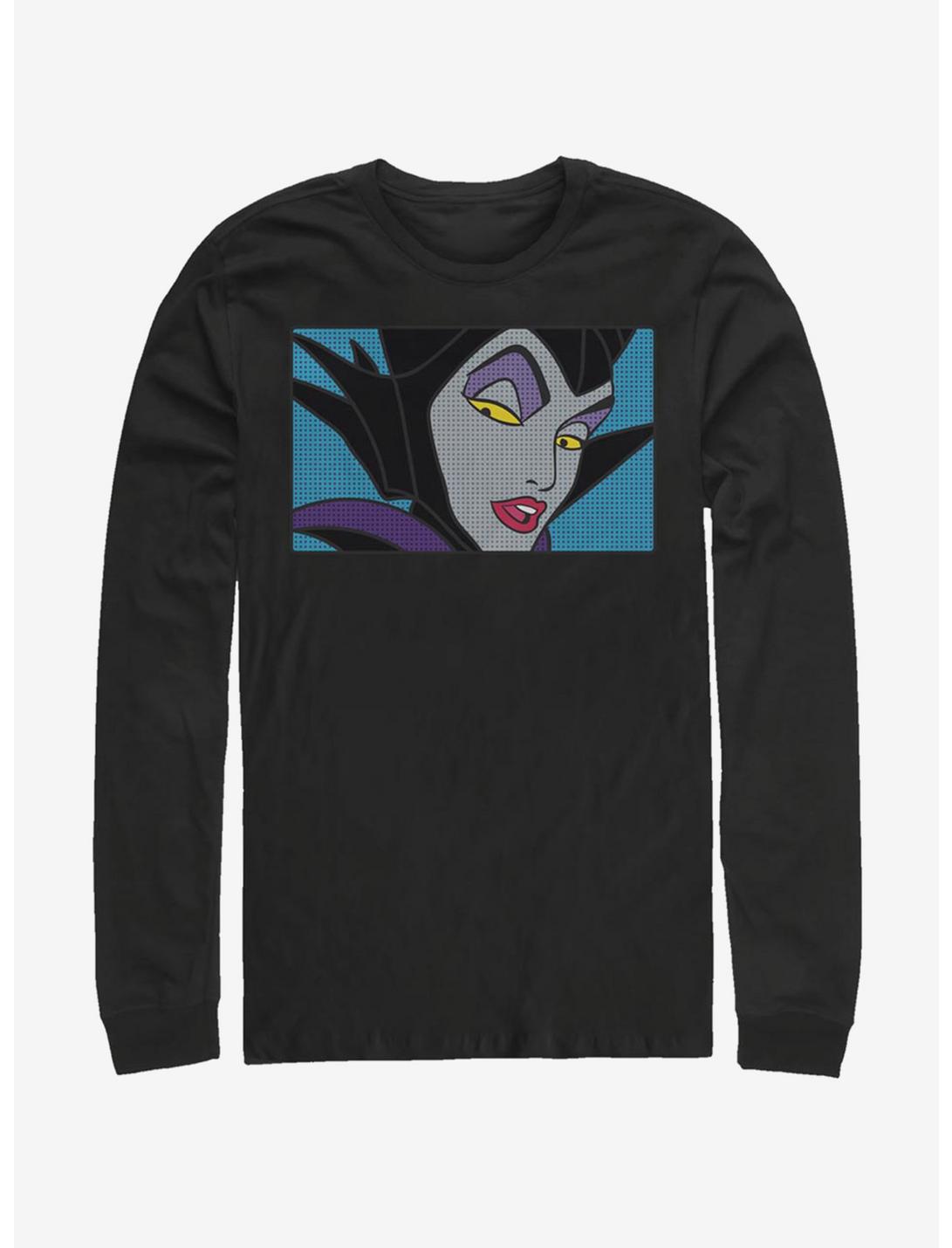 Disney Sleeping Beauty Maleficent Eyes Long-Sleeve T-Shirt, BLACK, hi-res