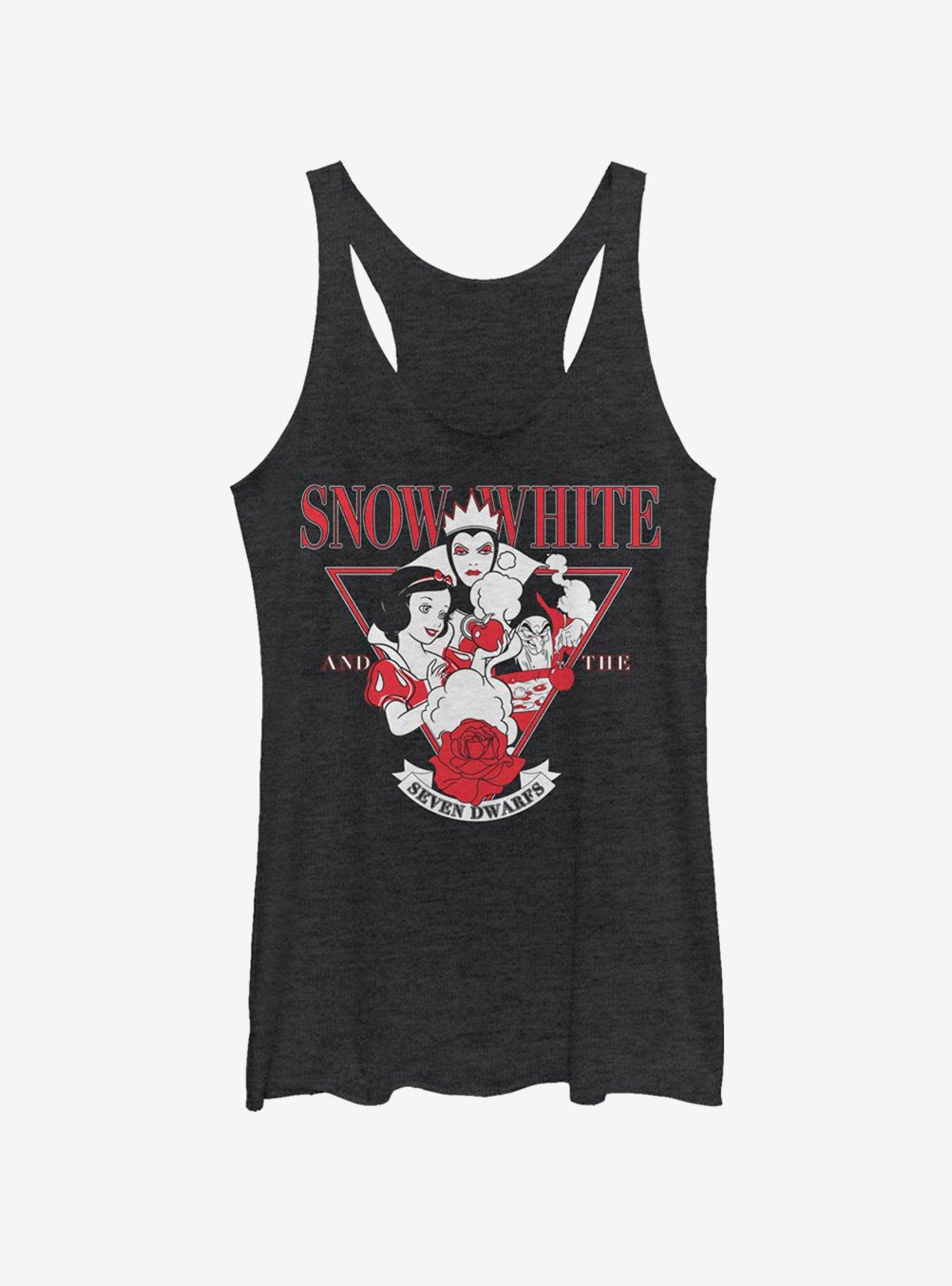 Disney Snow White Snow Harley White Girls Tank, BLK HTR, hi-res