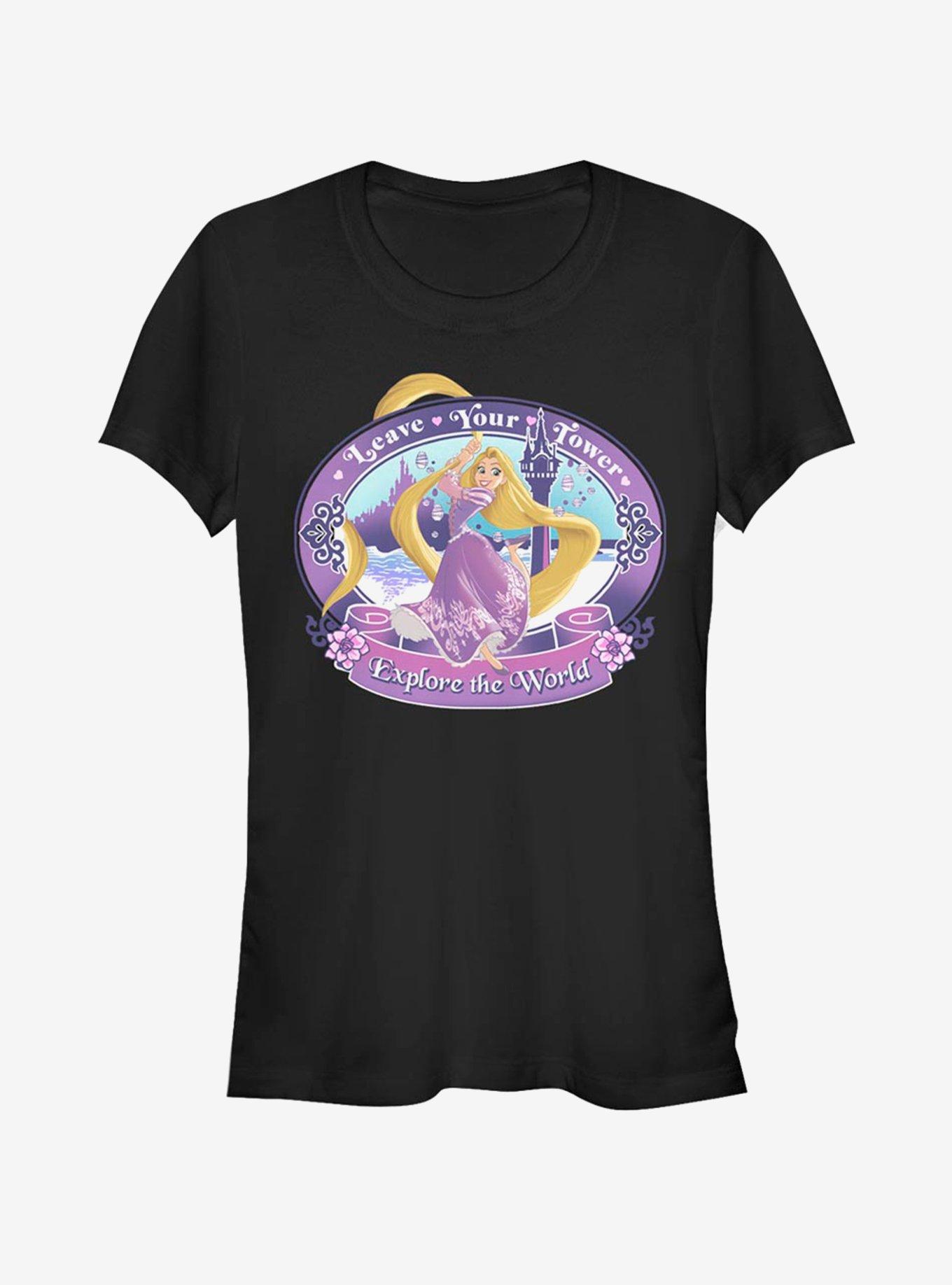 Disney Tangled Explore Corona Girls T-Shirt, BLACK, hi-res