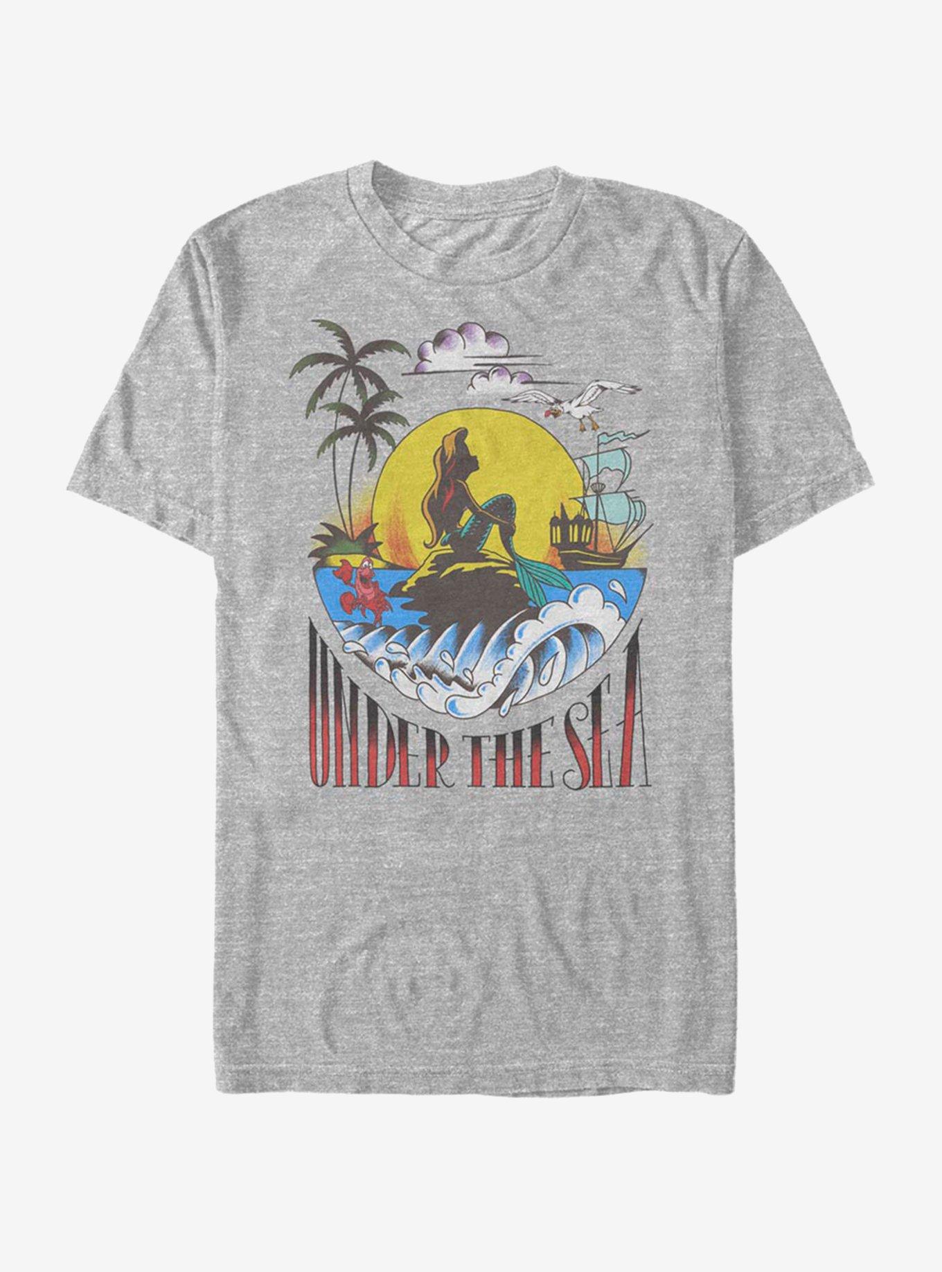 Disney The Little Mermaid Flash Girls T-Shirt, ATH HTR, hi-res