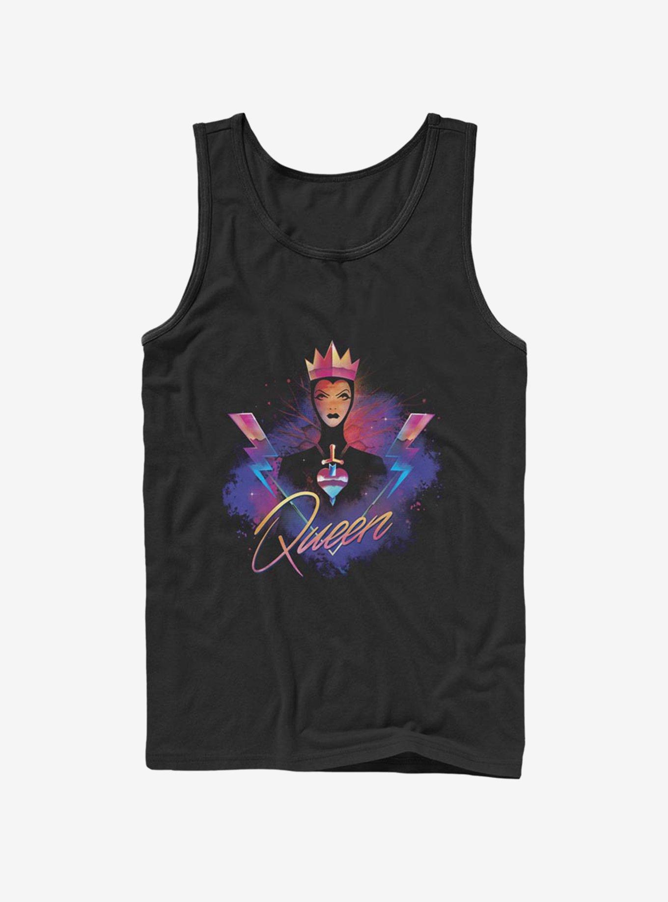 Disney Snow White And The Seven Dwarfs Evil Queen Rock Tank Top, BLACK, hi-res