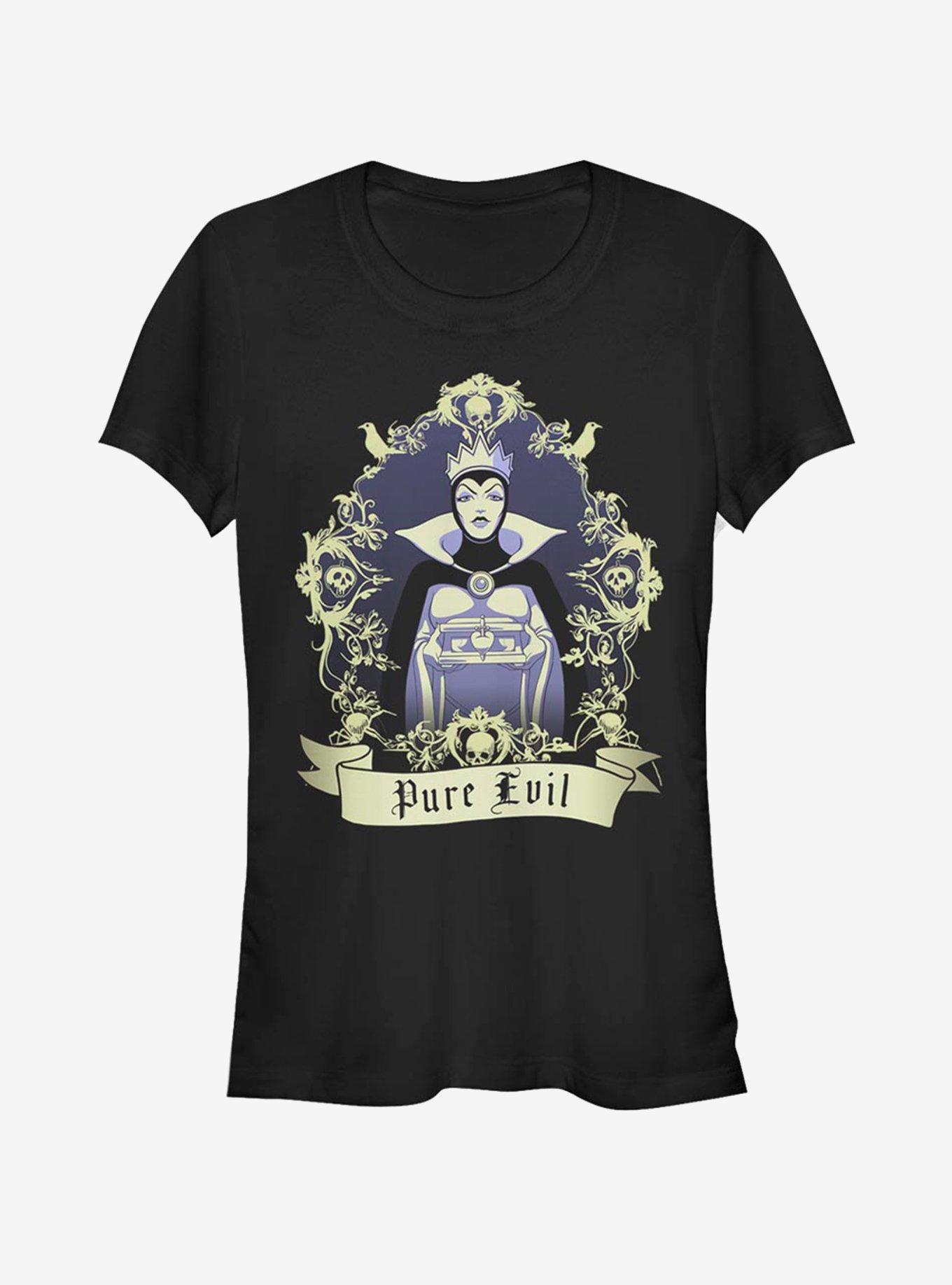 Disney Snow White Bring Me Her Heart Evil Queen Girls T-Shirt, BLACK, hi-res