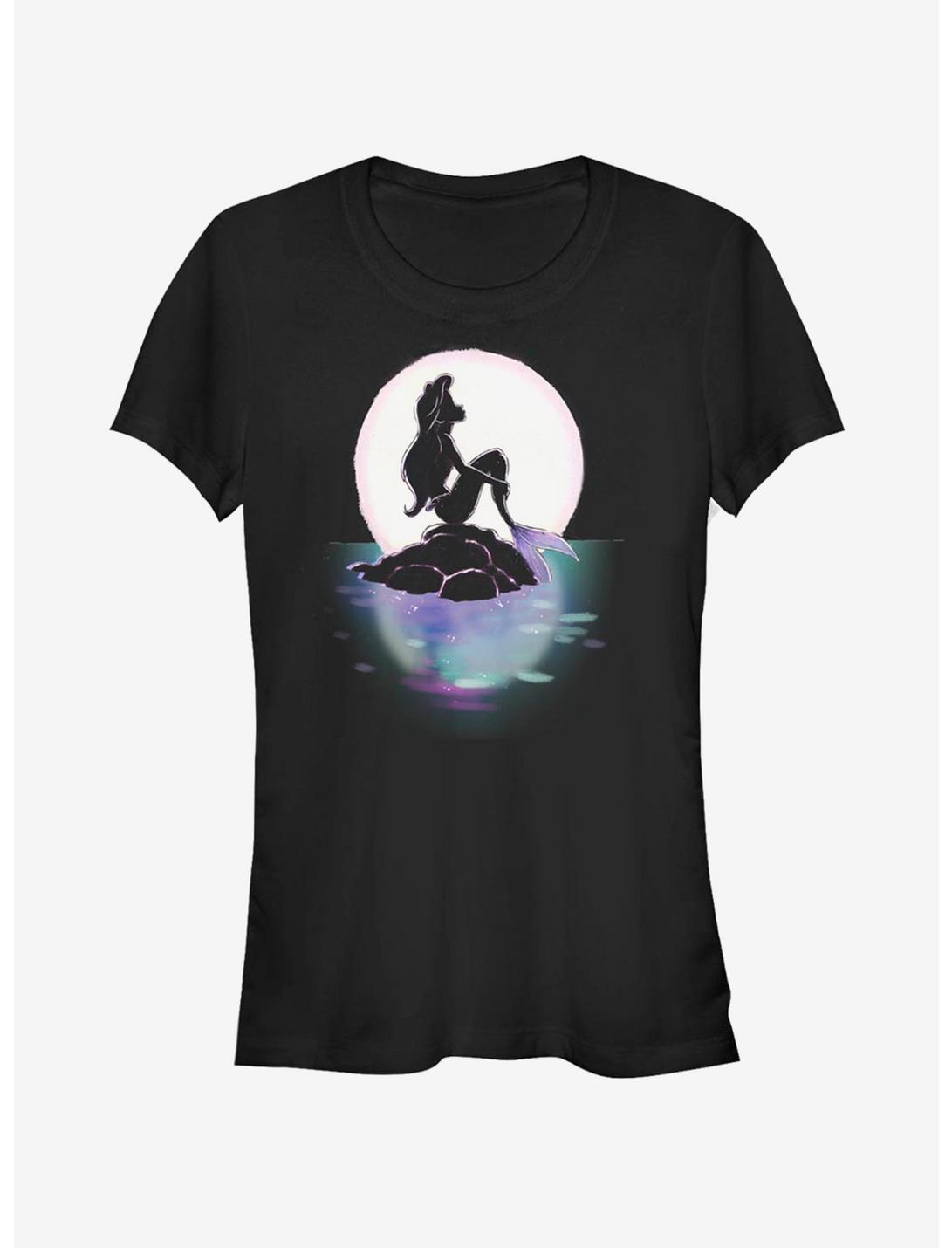Disney The Little Mermaid Sunset Ariel Girls T-Shirt, BLACK, hi-res