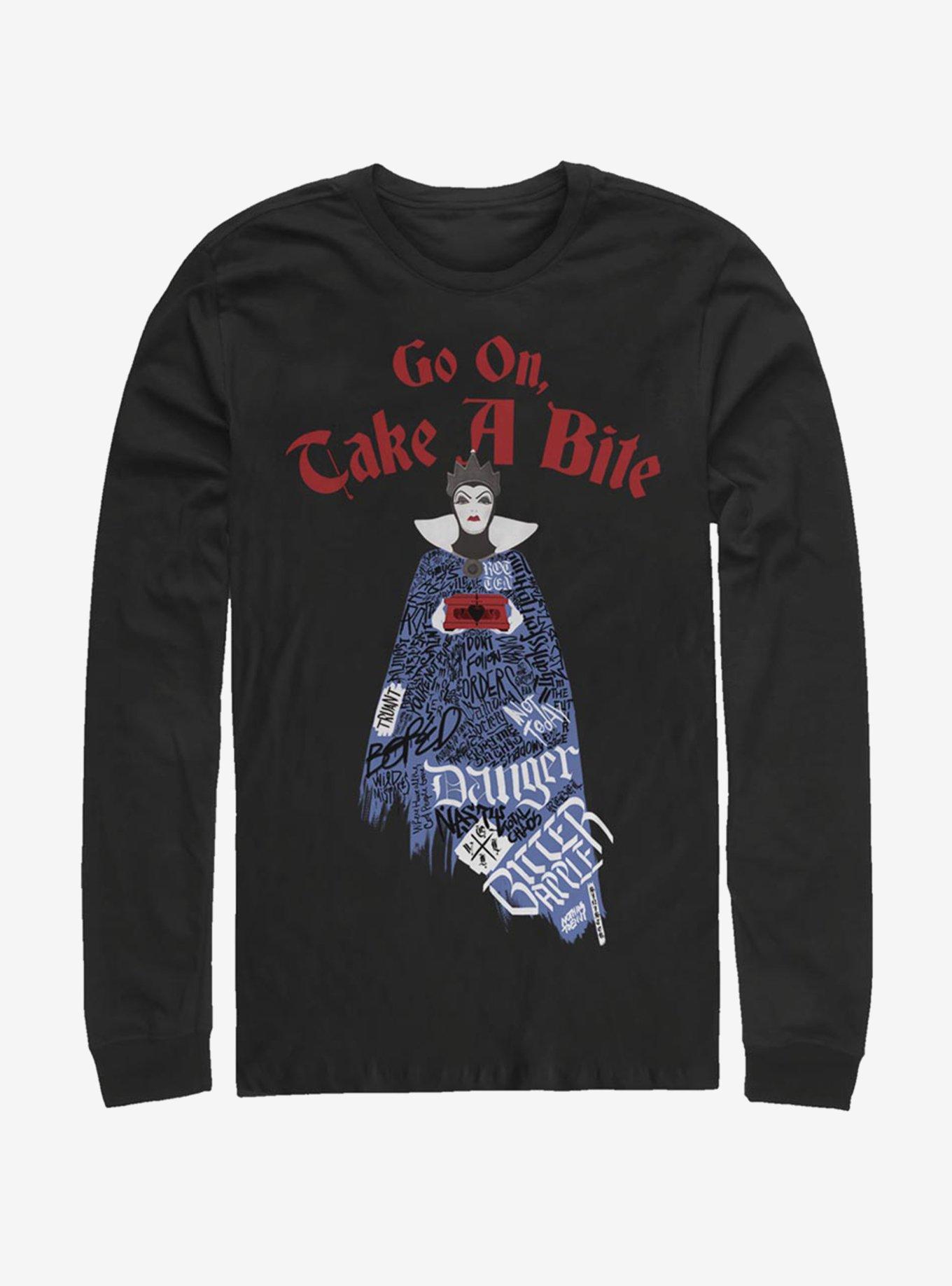 Disney Snow White Evil Queen Word Fill Long-Sleeve T-Shirt, , hi-res