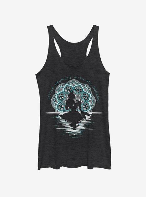 Disney The Little Mermaid Big Dreams Girls Tank - BLACK | Hot Topic