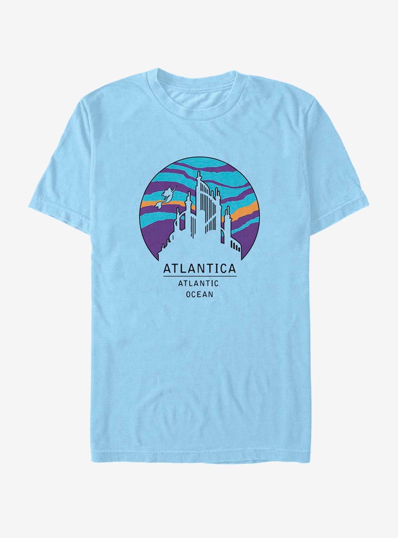 Disney The Little Mermaid Atlantica T-Shirt, LT BLUE, hi-res