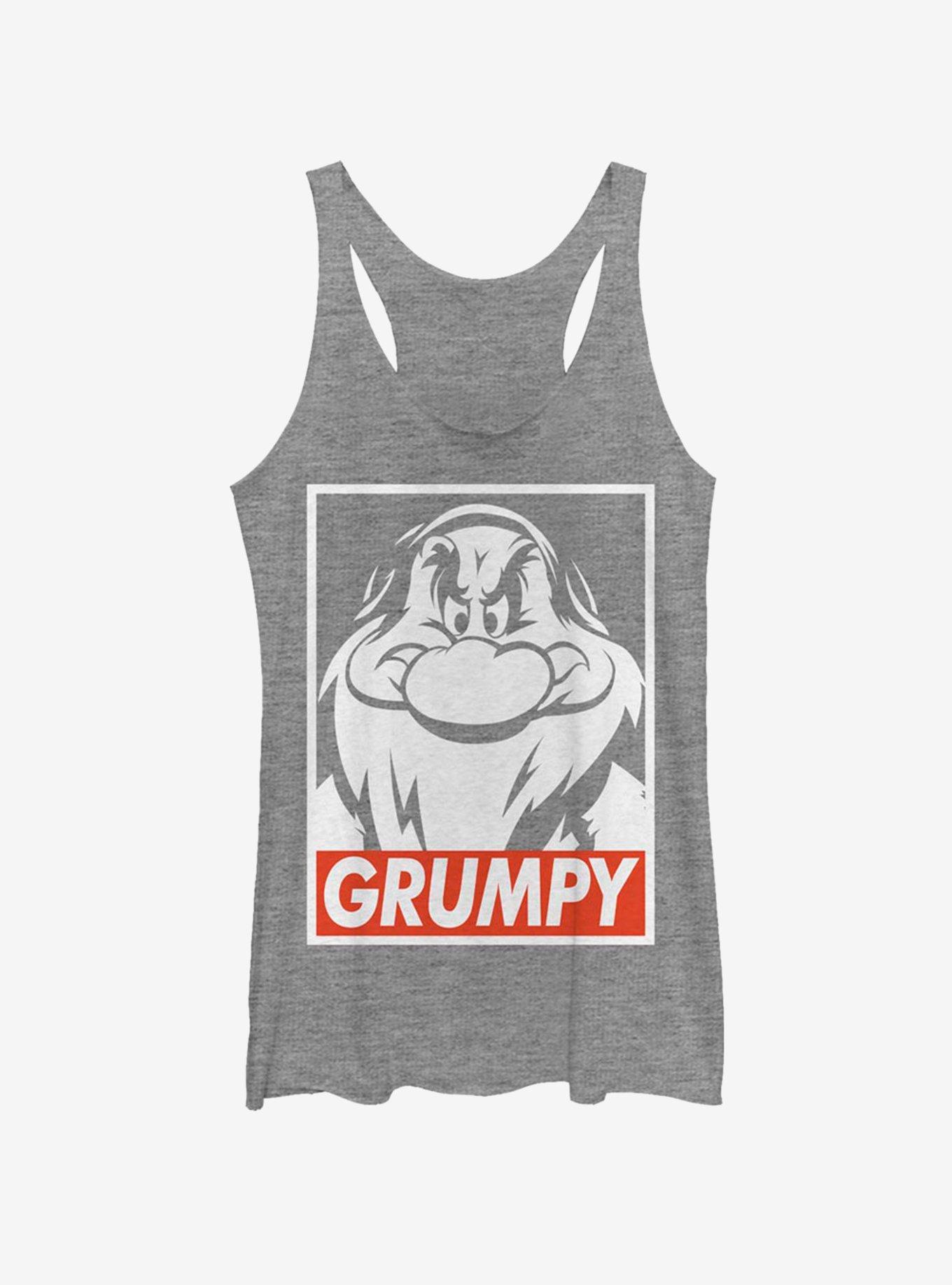 Disney Snow White Grumps Girls Tank, GRAY HTR, hi-res