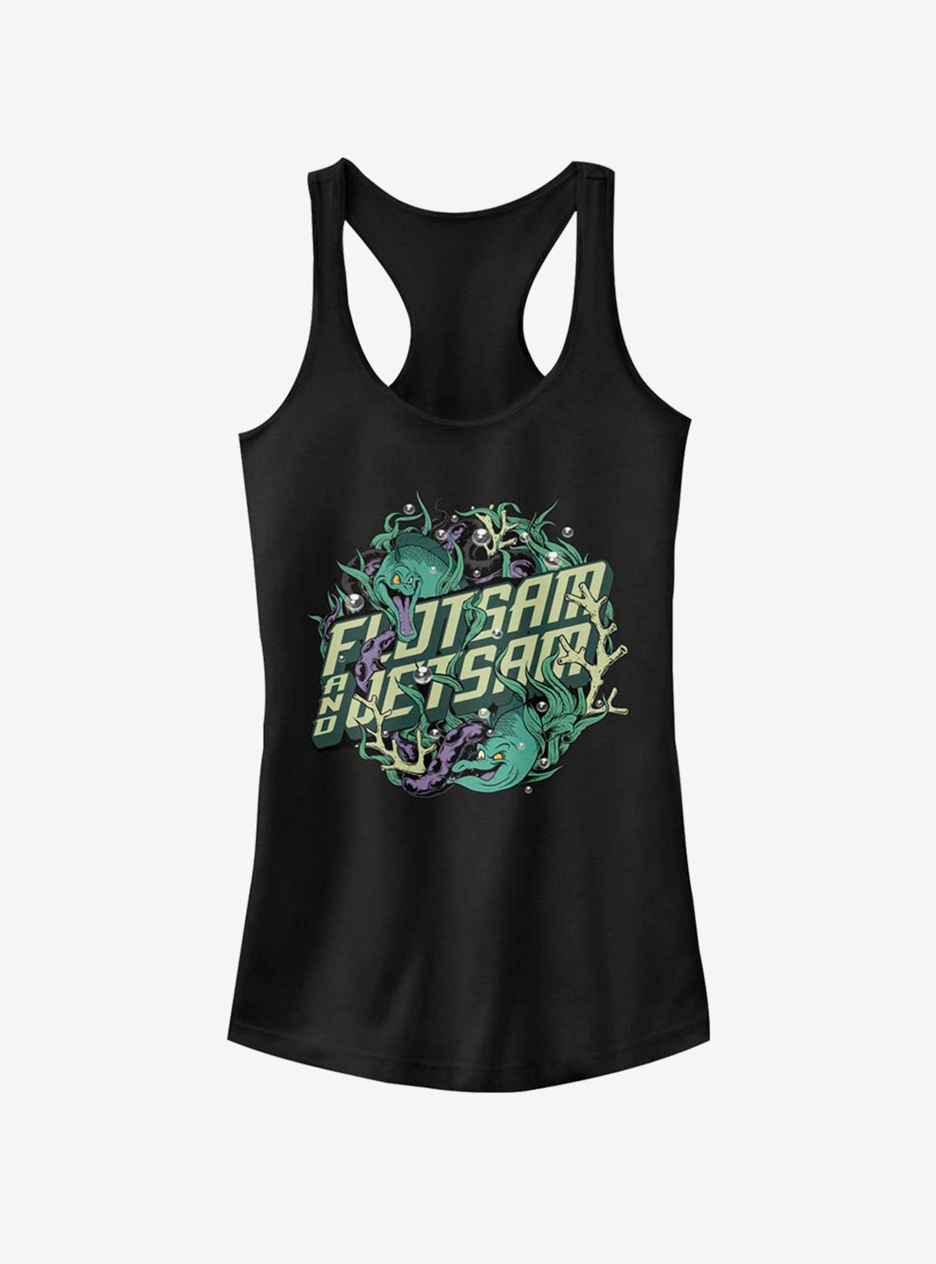 Disney The Little Mermaid Flotsam And Jetsam Girls Tank, BLACK, hi-res