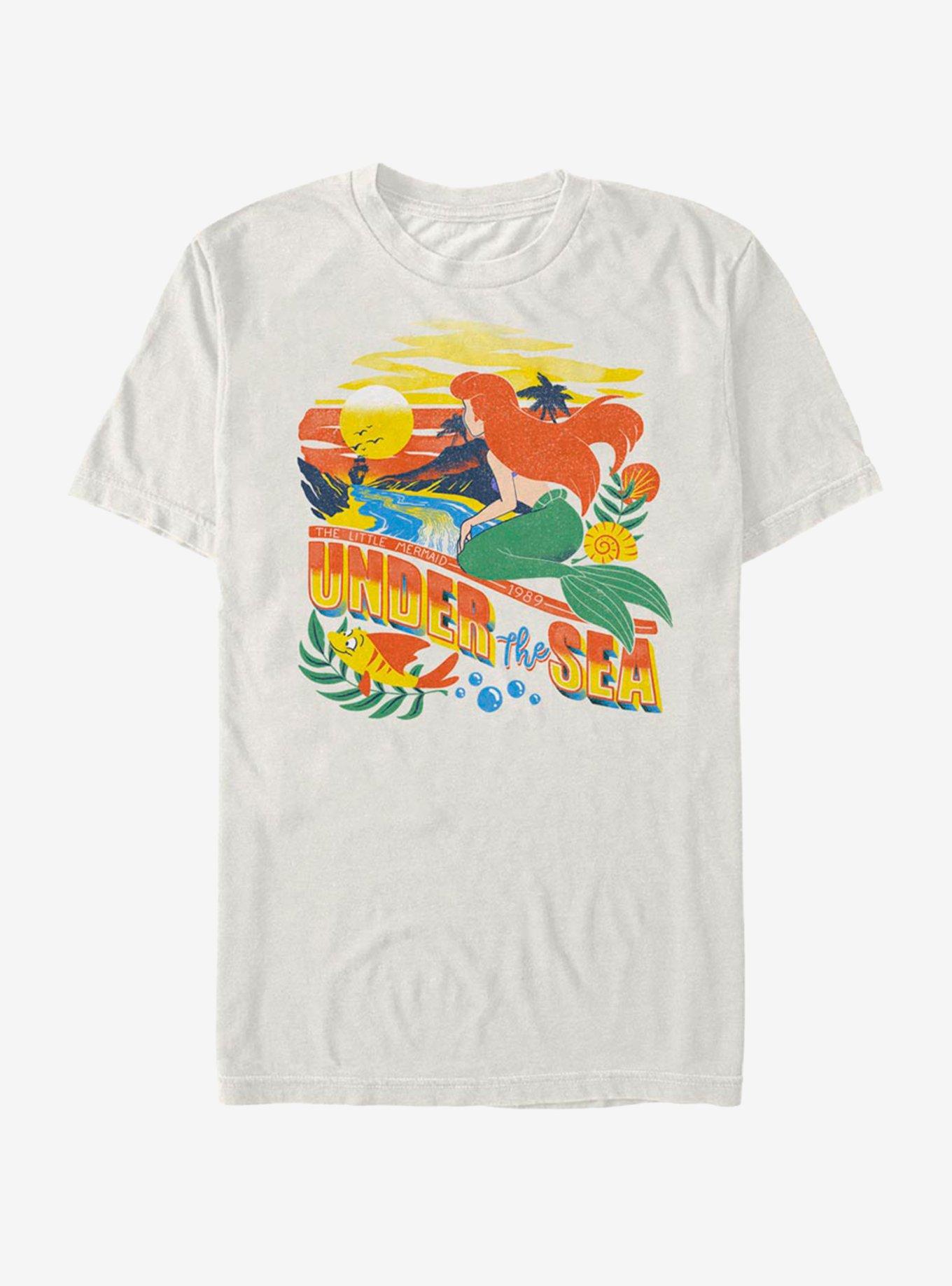 Disney The Little Mermaid Under The Sea T-Shirt, NATURAL, hi-res