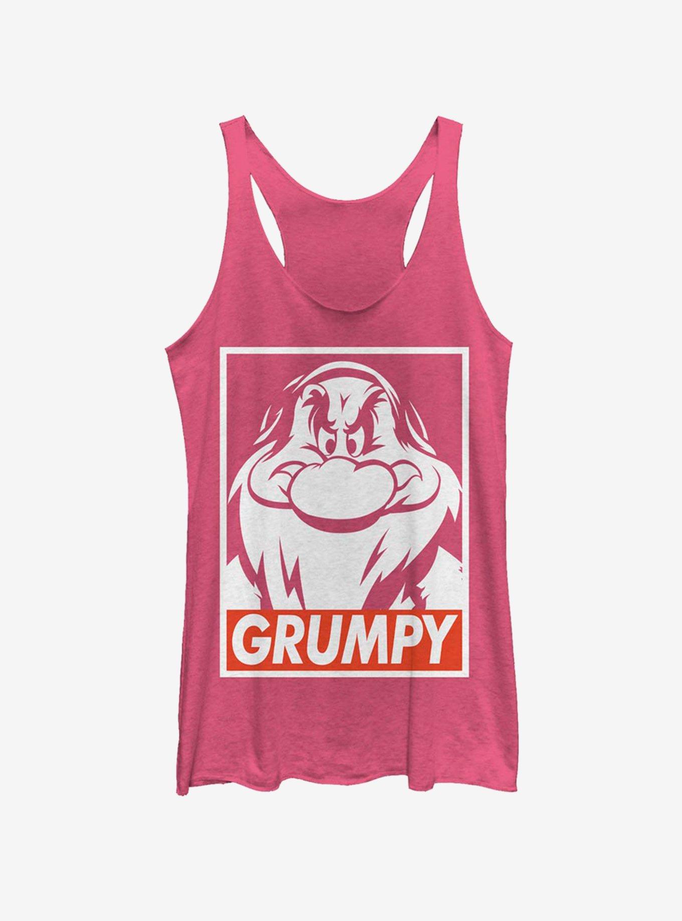 Disney Snow White Grumps Girls Tank, PINK HTR, hi-res