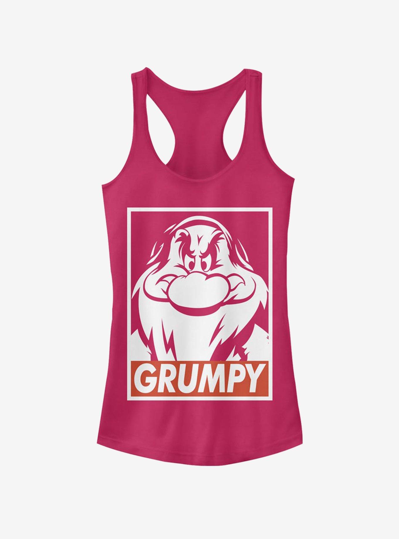 Disney Snow White Grumps Girls Tank, RASPBERRY, hi-res