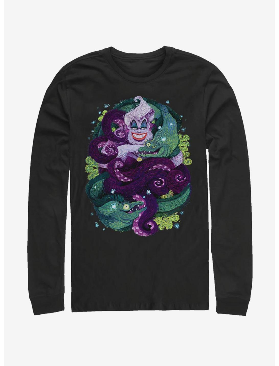 Disney The Little Mermaid Starry Seas Long-Sleeve T-Shirt, BLACK, hi-res