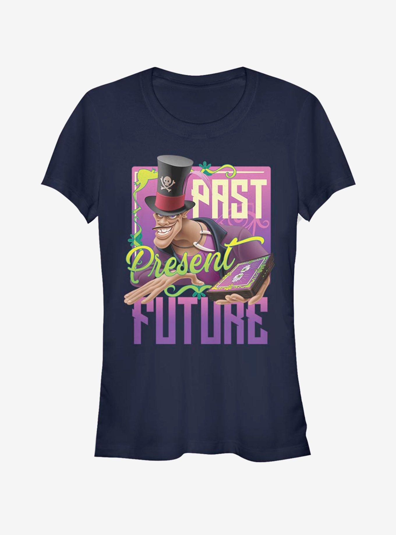 Disney The Princess And The Frog Facilier Tarot Girls T-Shirt, NAVY, hi-res