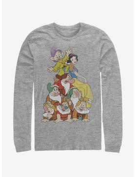 Plus Size Disney Snow White Squad Dwarf Stack Long-Sleeve T-Shirt, , hi-res
