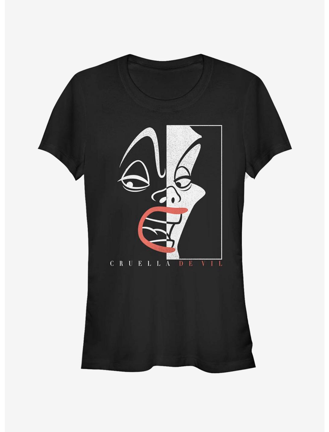 Disney Villains Cruella De Vil Cruella Cover Girls T-Shirt, BLACK, hi-res
