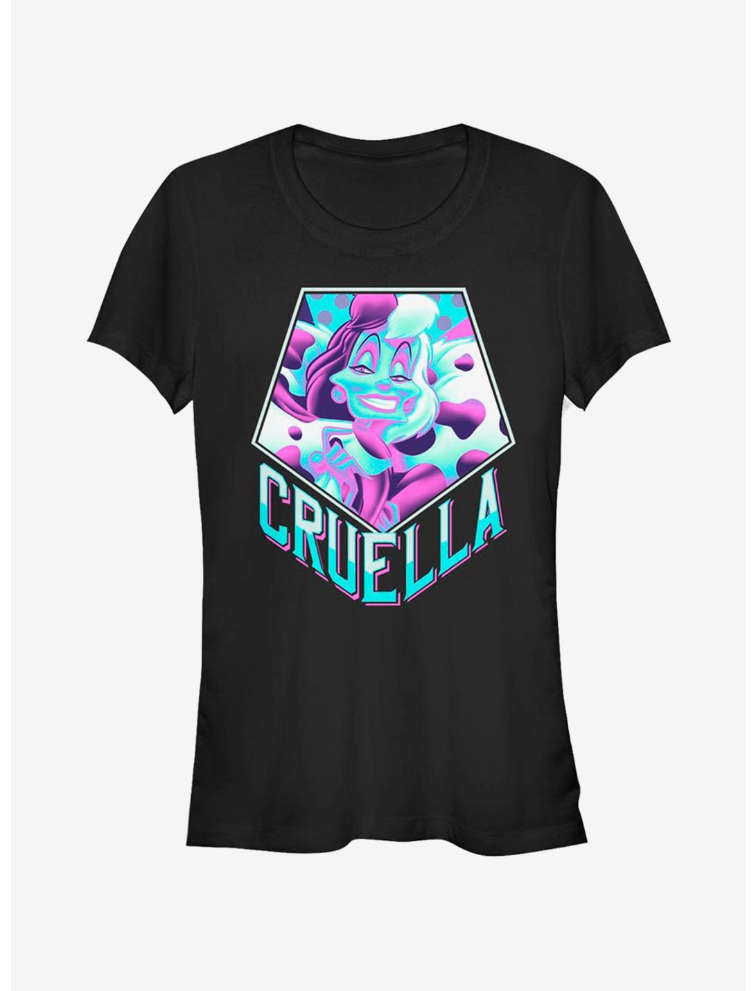 Disney Villains Cruella De Vil Cruella Pentaneon Girls T-Shirt, BLACK, hi-res