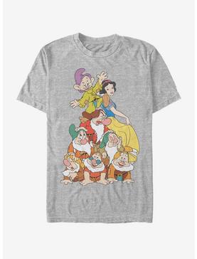 Disney Snow White Squad Dwarf Stack T-Shirt, ATH HTR, hi-res